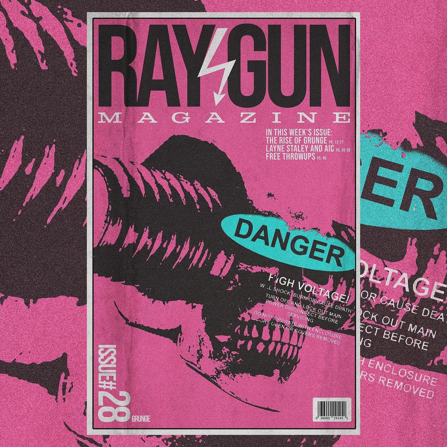 &ldquo;Ray Gun&rdquo; Magazine Cover Redesign.