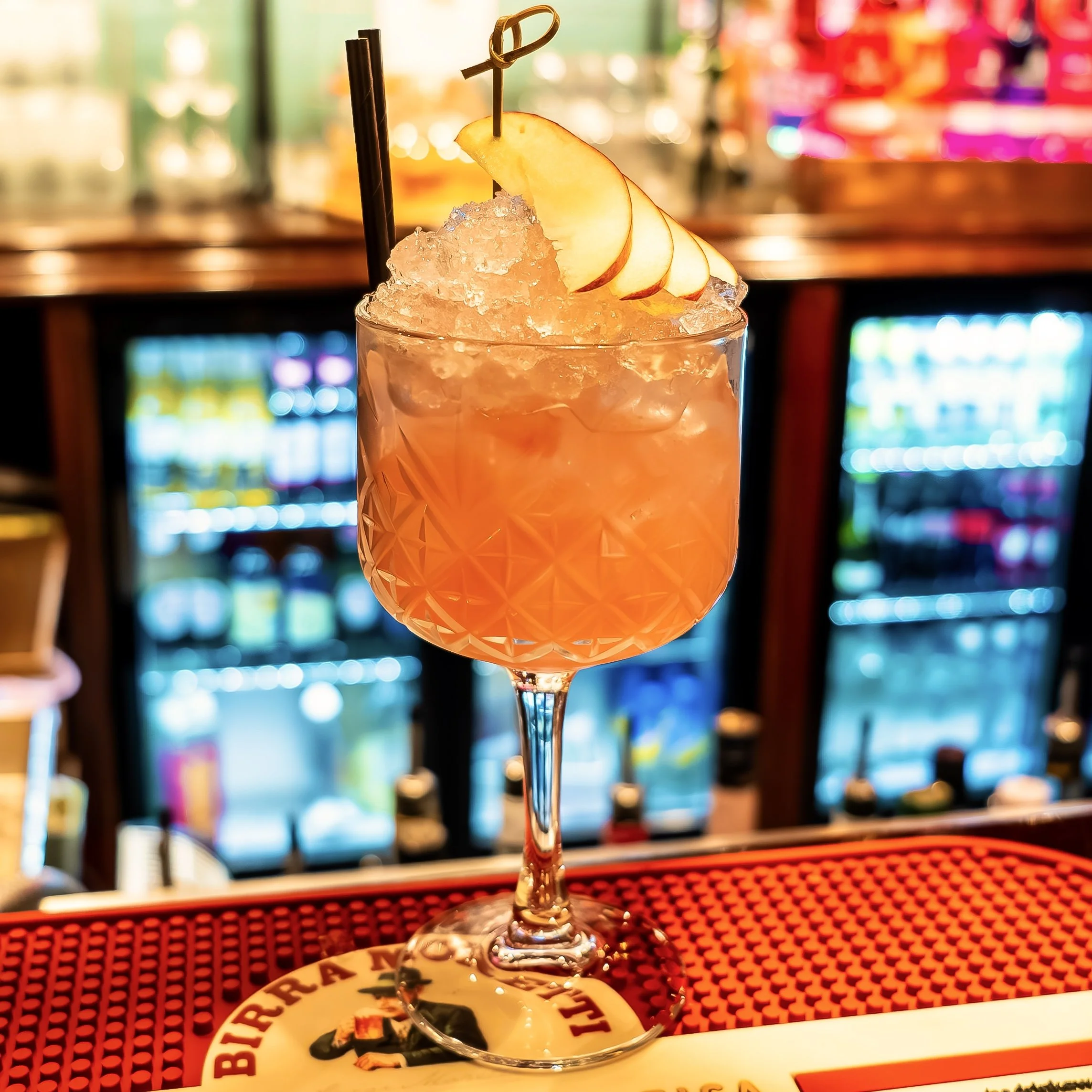 'Watermelon Fizz' at The King's Head in Sutton Valence. Watermelon Vodka, Cloudy Apple Juice, Lime & Lemonade