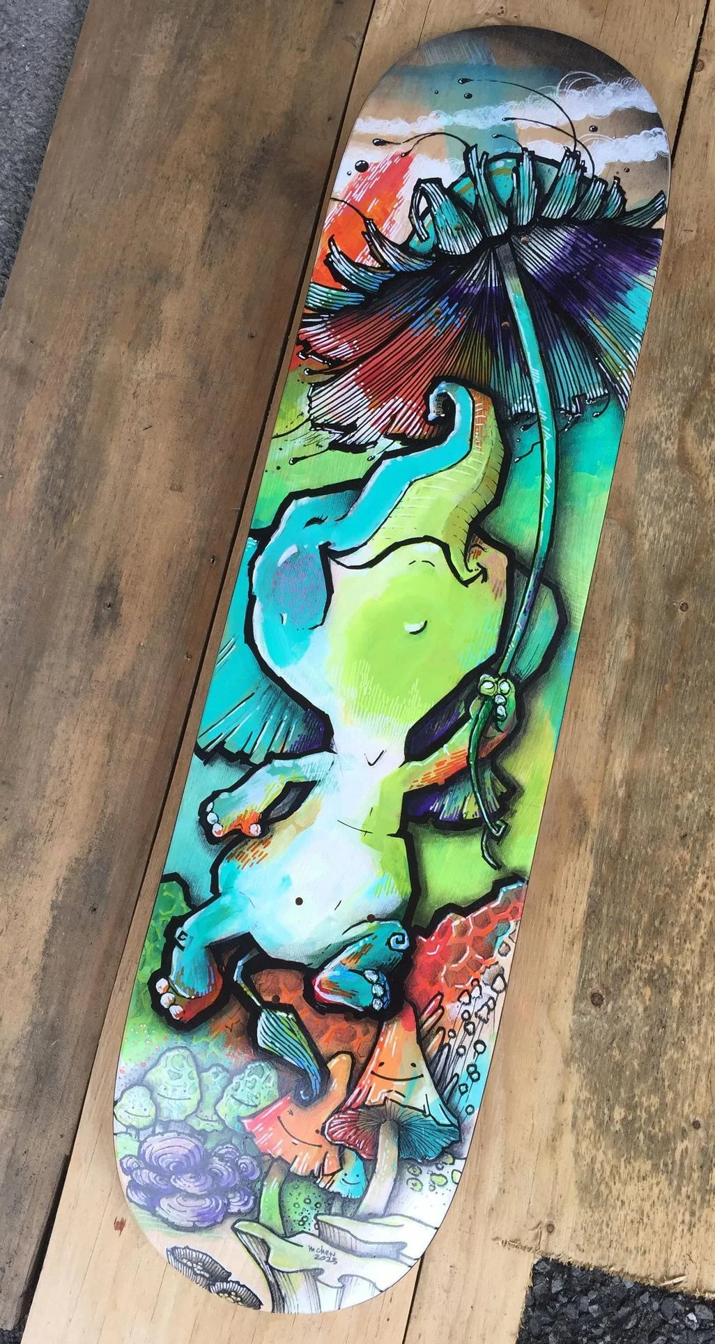 Skateboard decks for All Hands on Deck