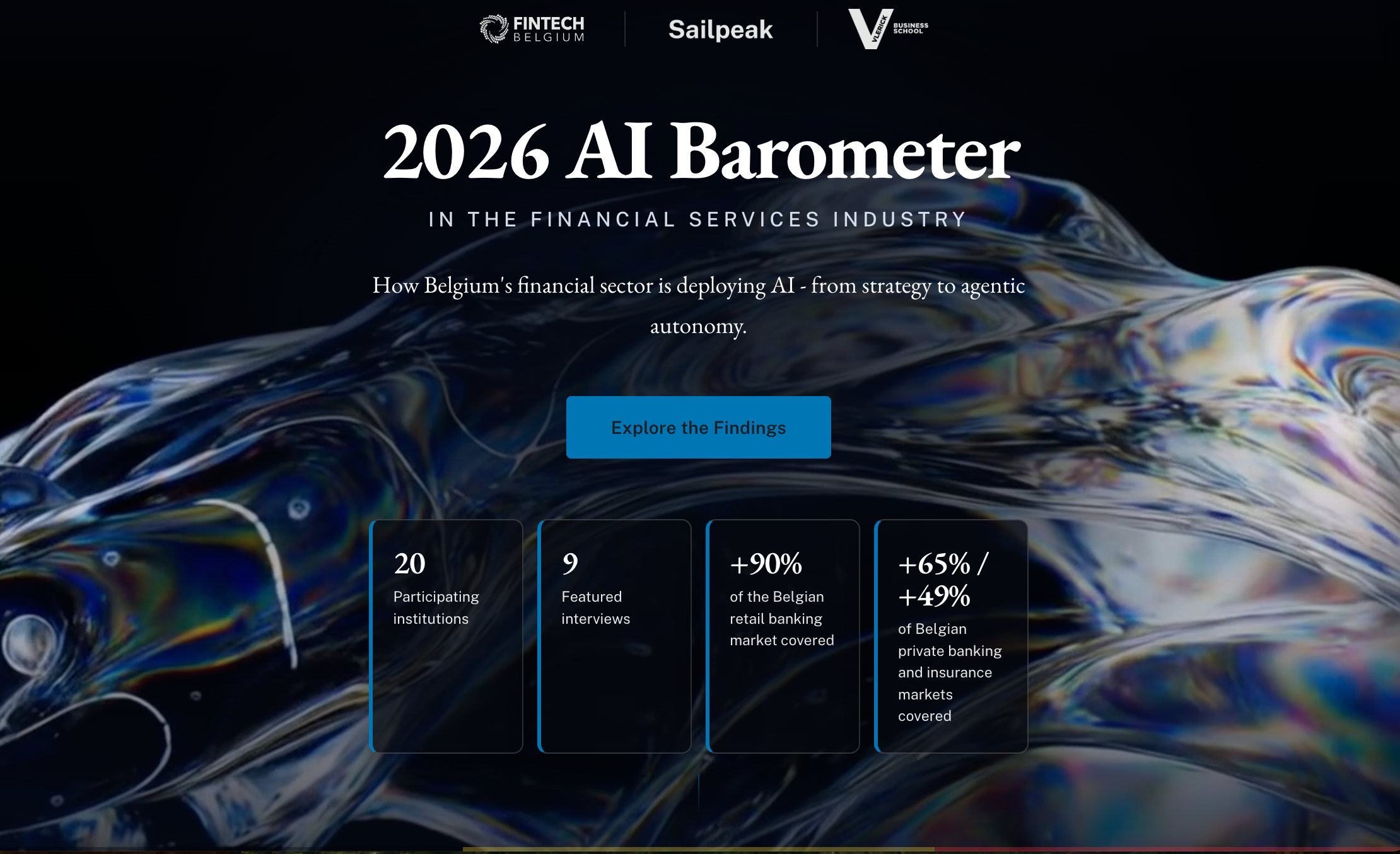 Belgian financial sector gets serious about autonomy: 2026 AI barometer reveals shift from chatbots to agentic systems