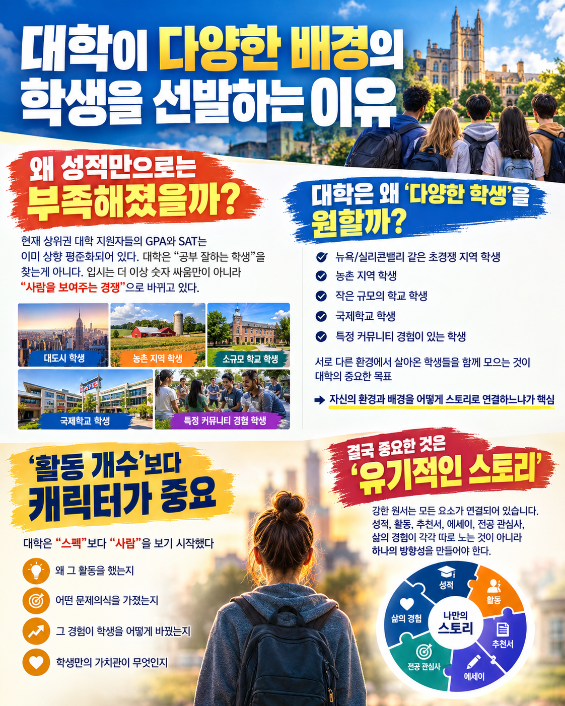 대학이 다양한 배경의 학생을 선발하는 이유
