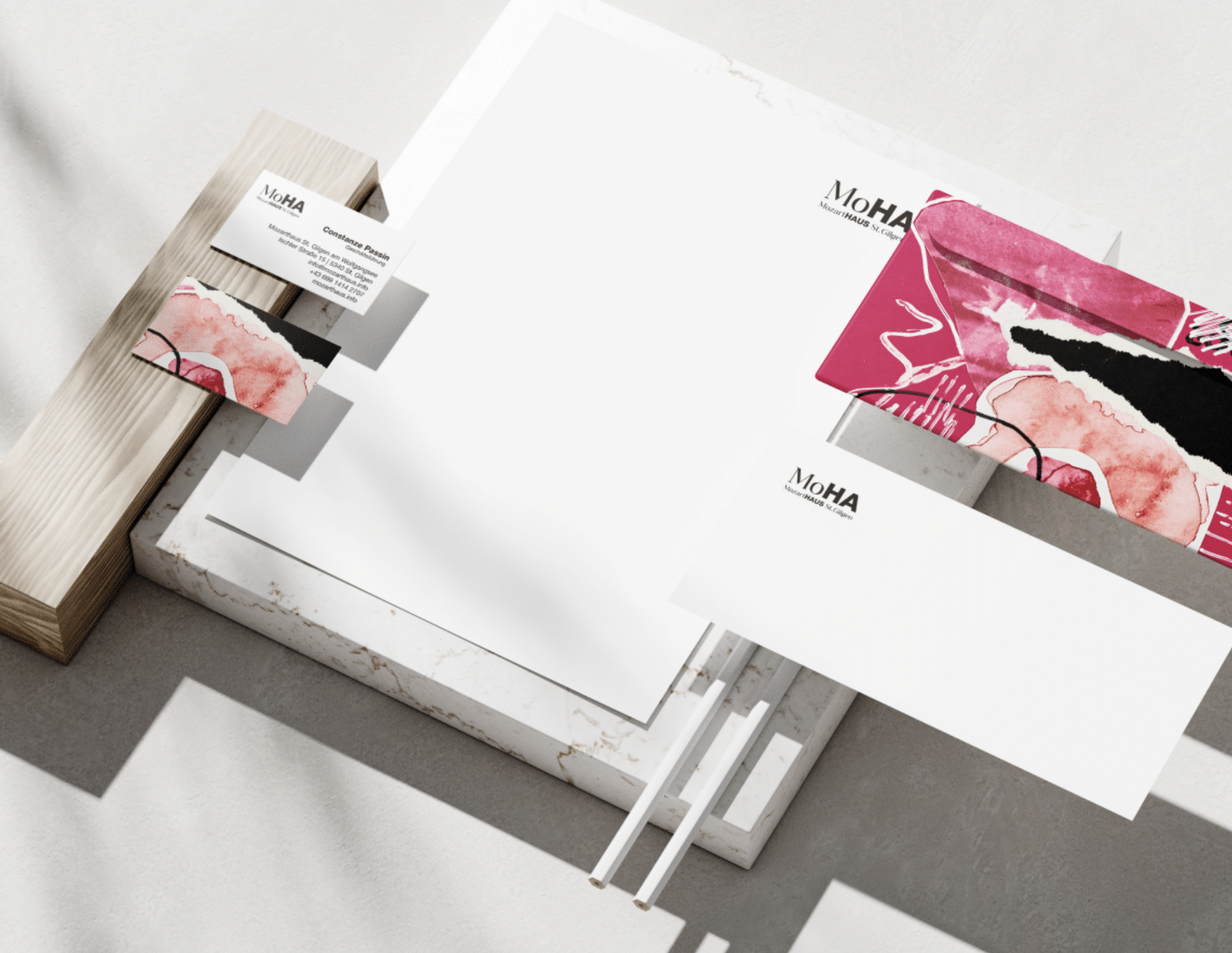 Logo & Corporate Design Mozarthaus Sankt Gilgen