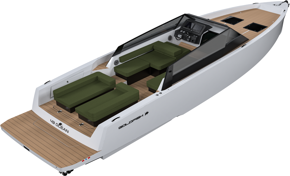 Goldfish 43 Ocean | The ideal platform for a relaxing day at sea ...