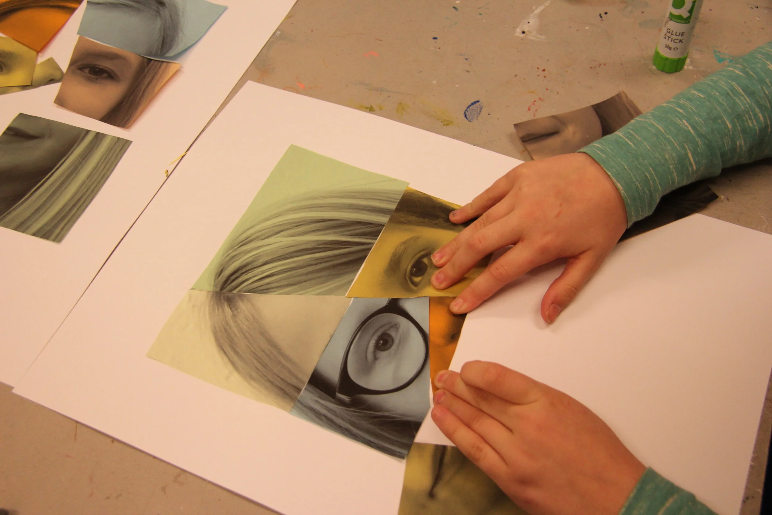 Billedskole, hybrid-portrætter