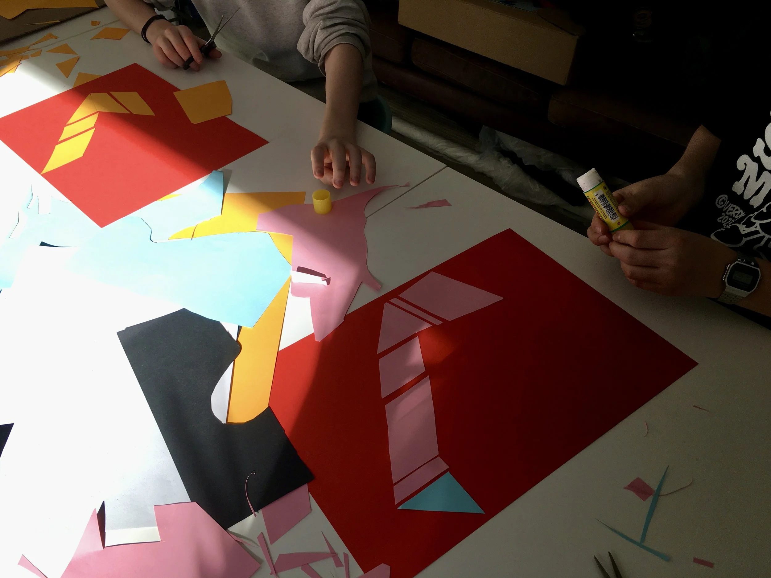 Billedskole, arbejde med lys