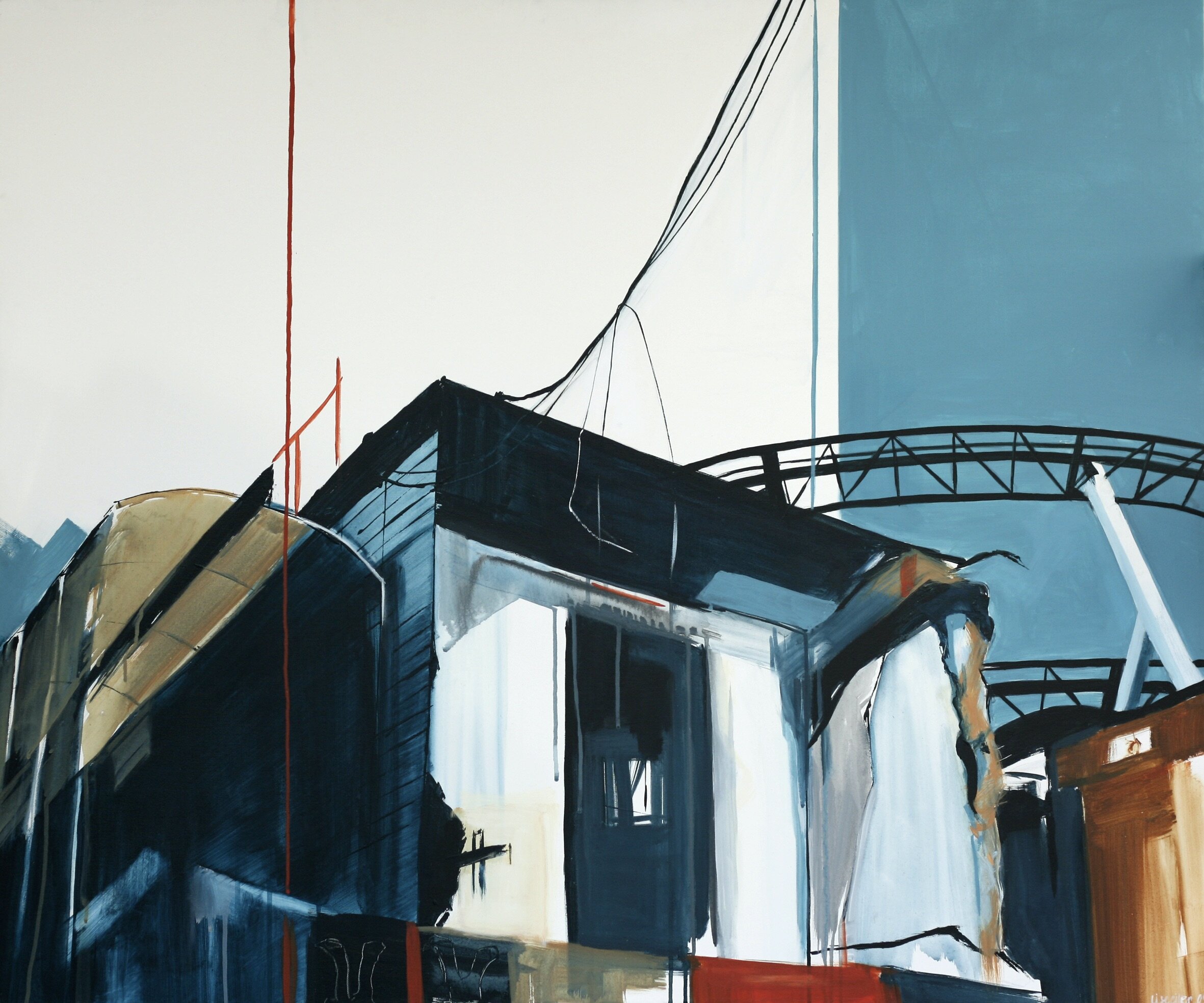 Tivoli,
akryl på lærred,
100 x 120 cm