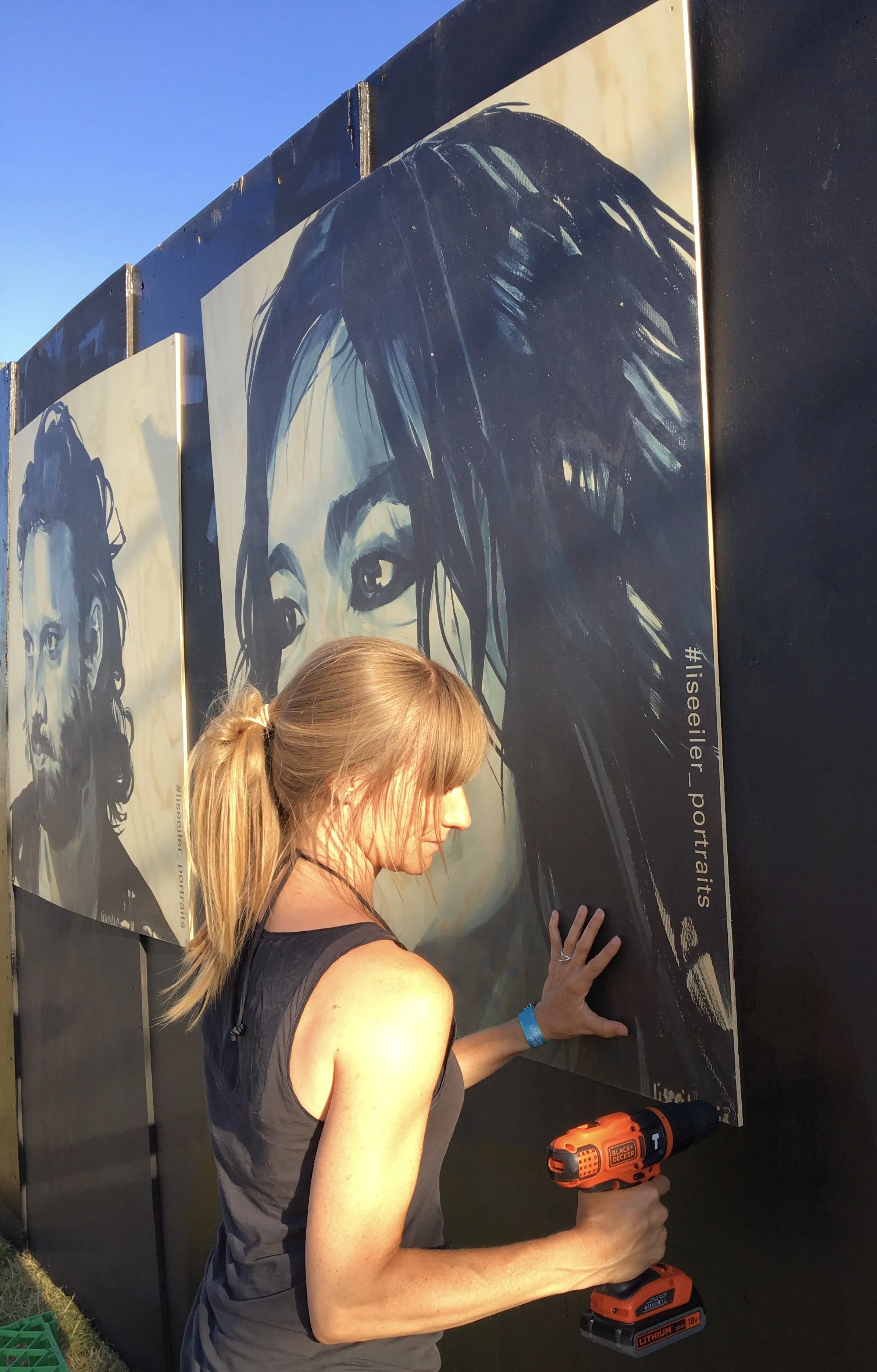 Opsætning af musikerportrætter, NorthSide 2018