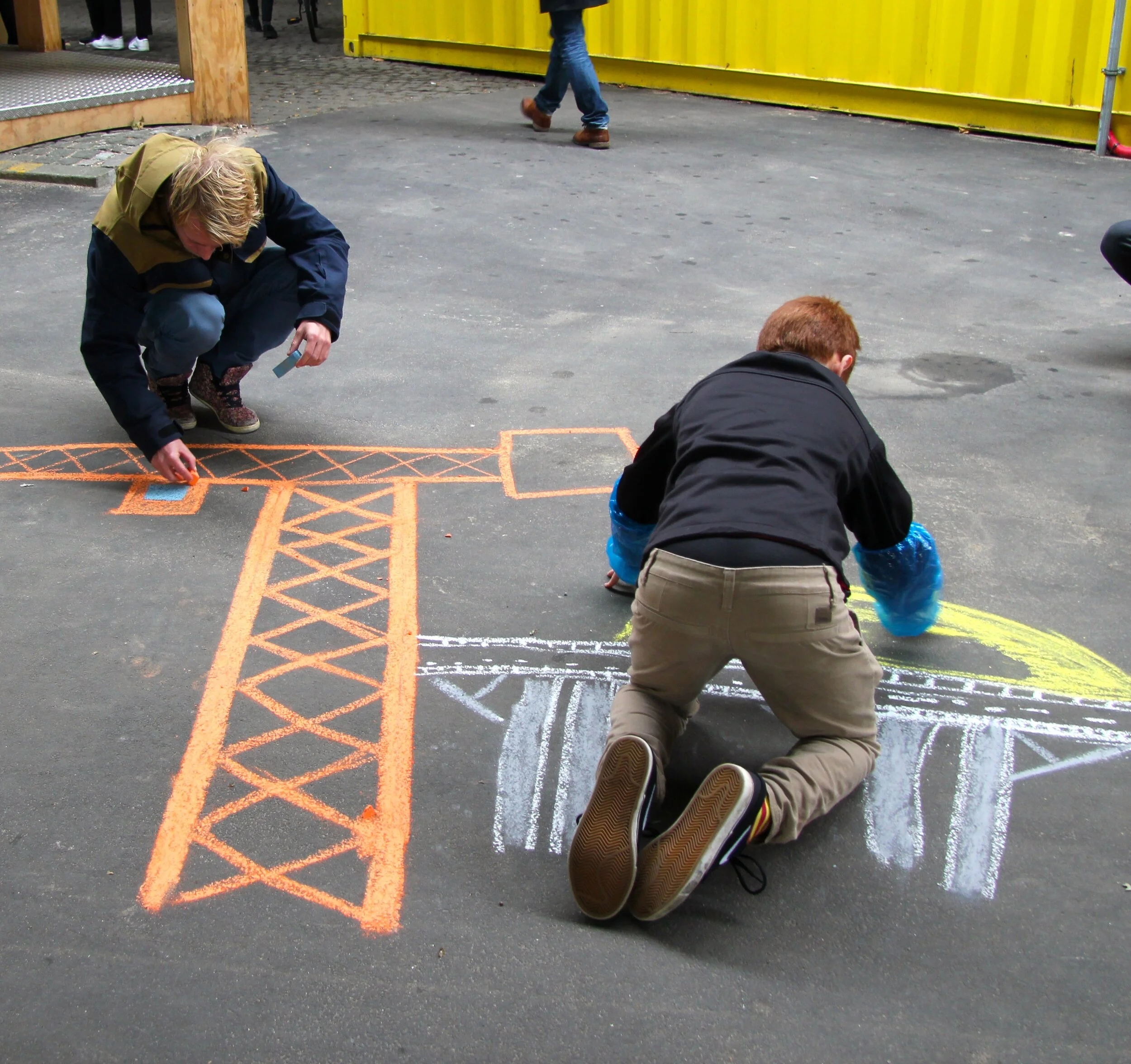 Workshop under Bispeengbuen i forbindelse med Citylink festival, oktober 2015