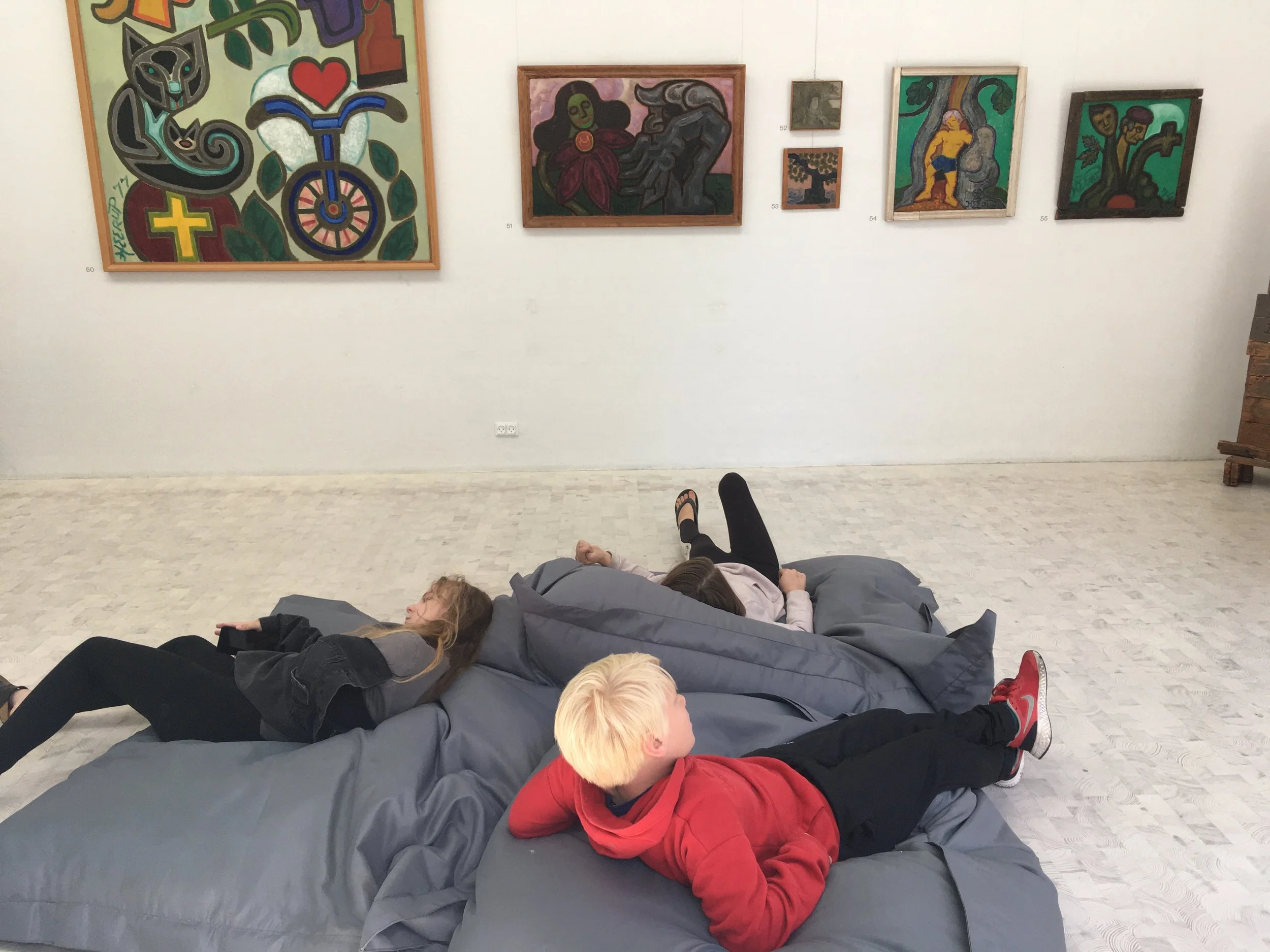 Sommercamp, Rødovregård, 2021, besøg på Heerupmuseet