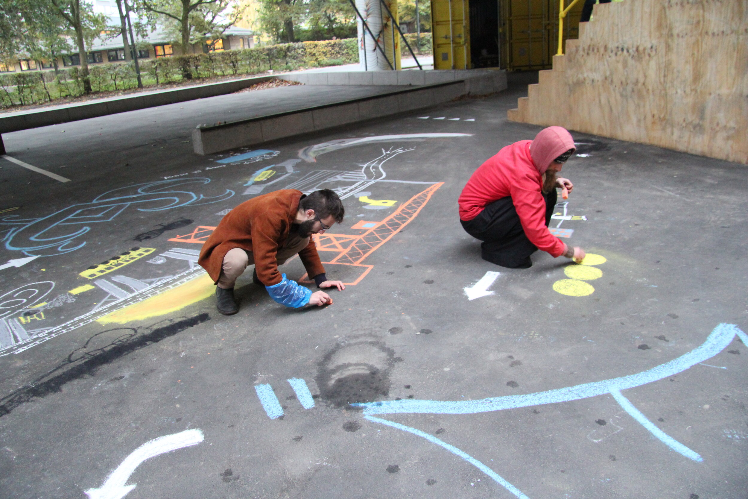 Workshop under Bispeengbuen i forbindelse med Citylink festival, oktober 2015