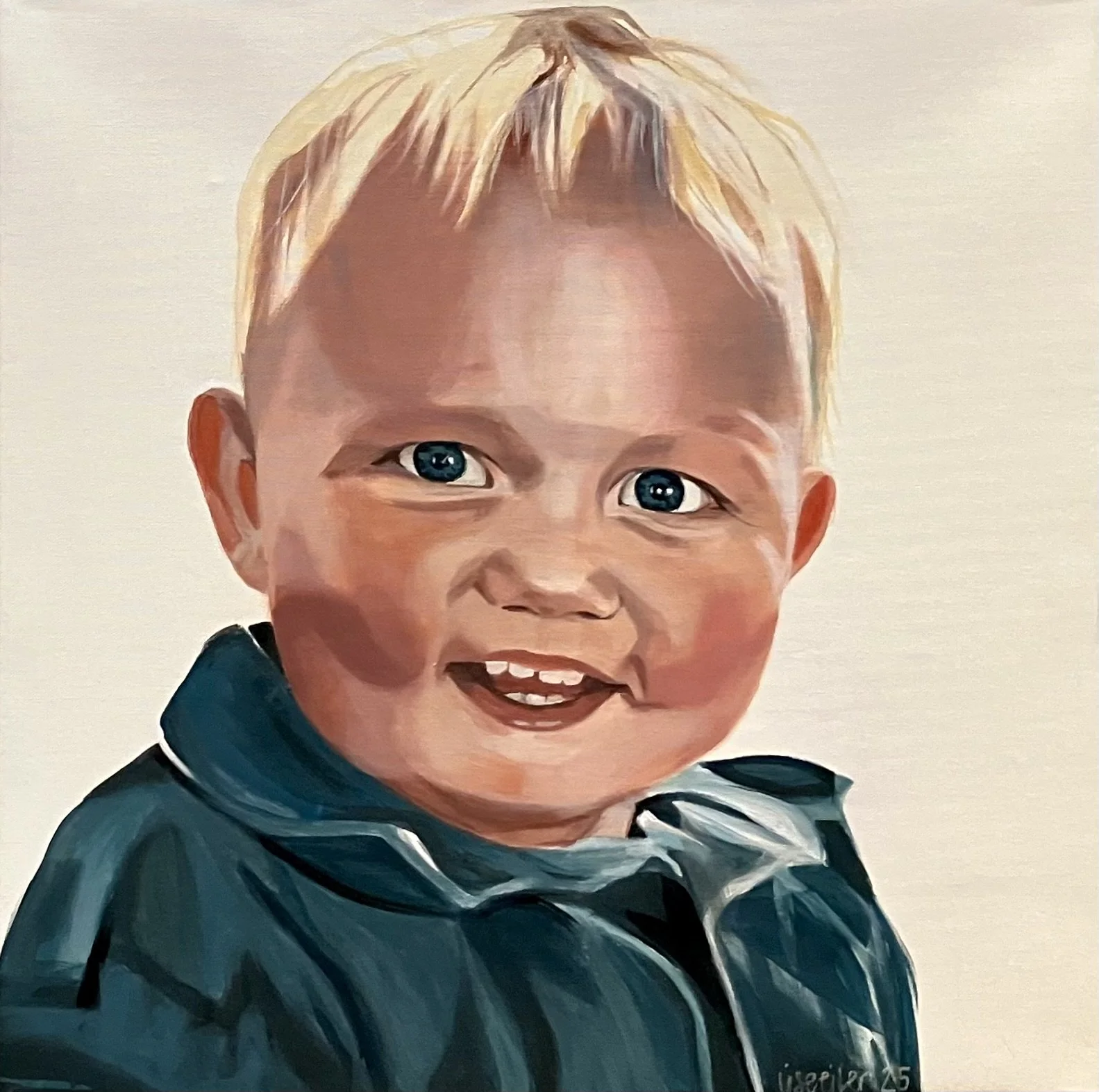 Frederik, 2026,
akryl på lærred,
50 x 50 cm