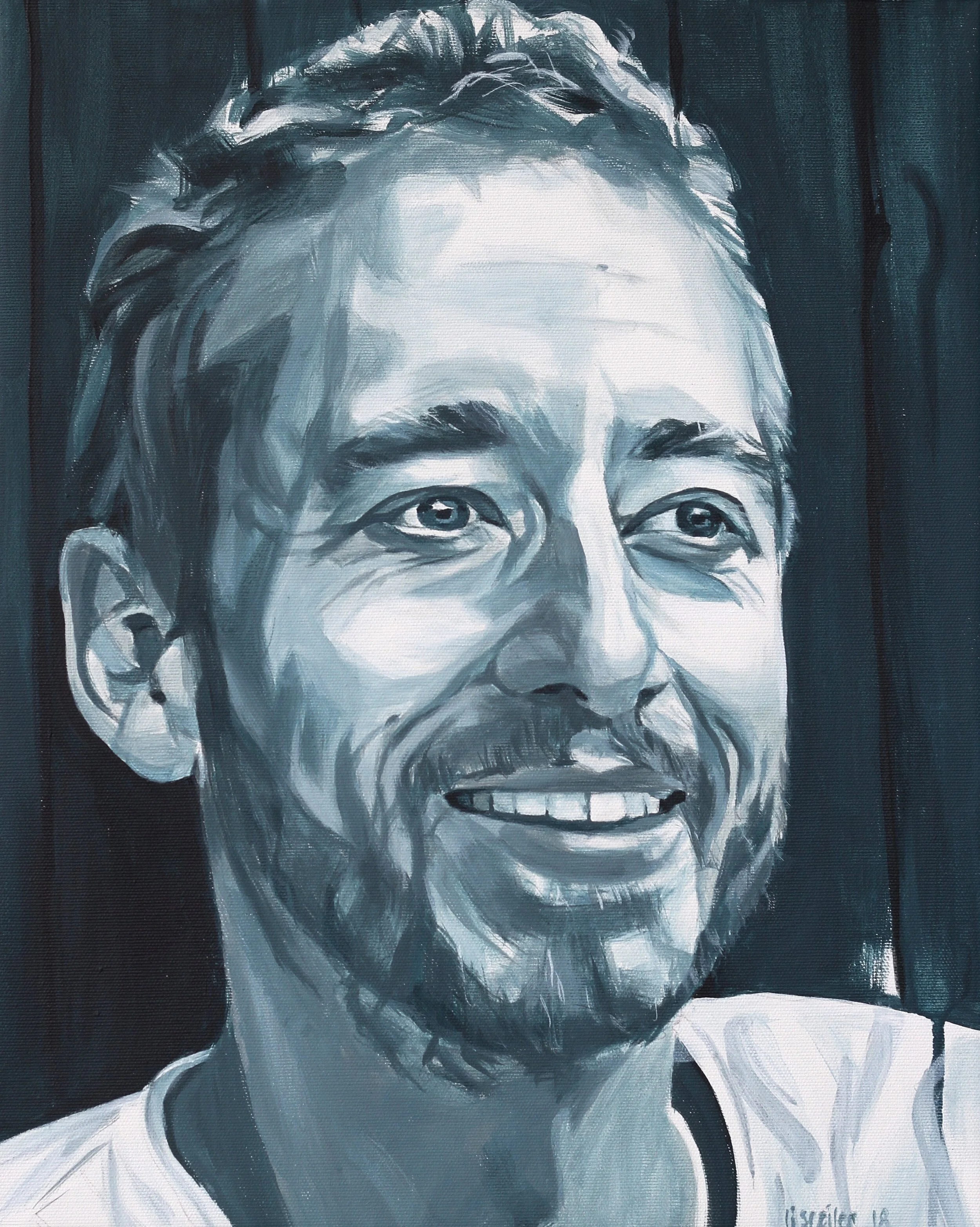 Will, 2019,
akryl på lærred,
50 x 40 cm