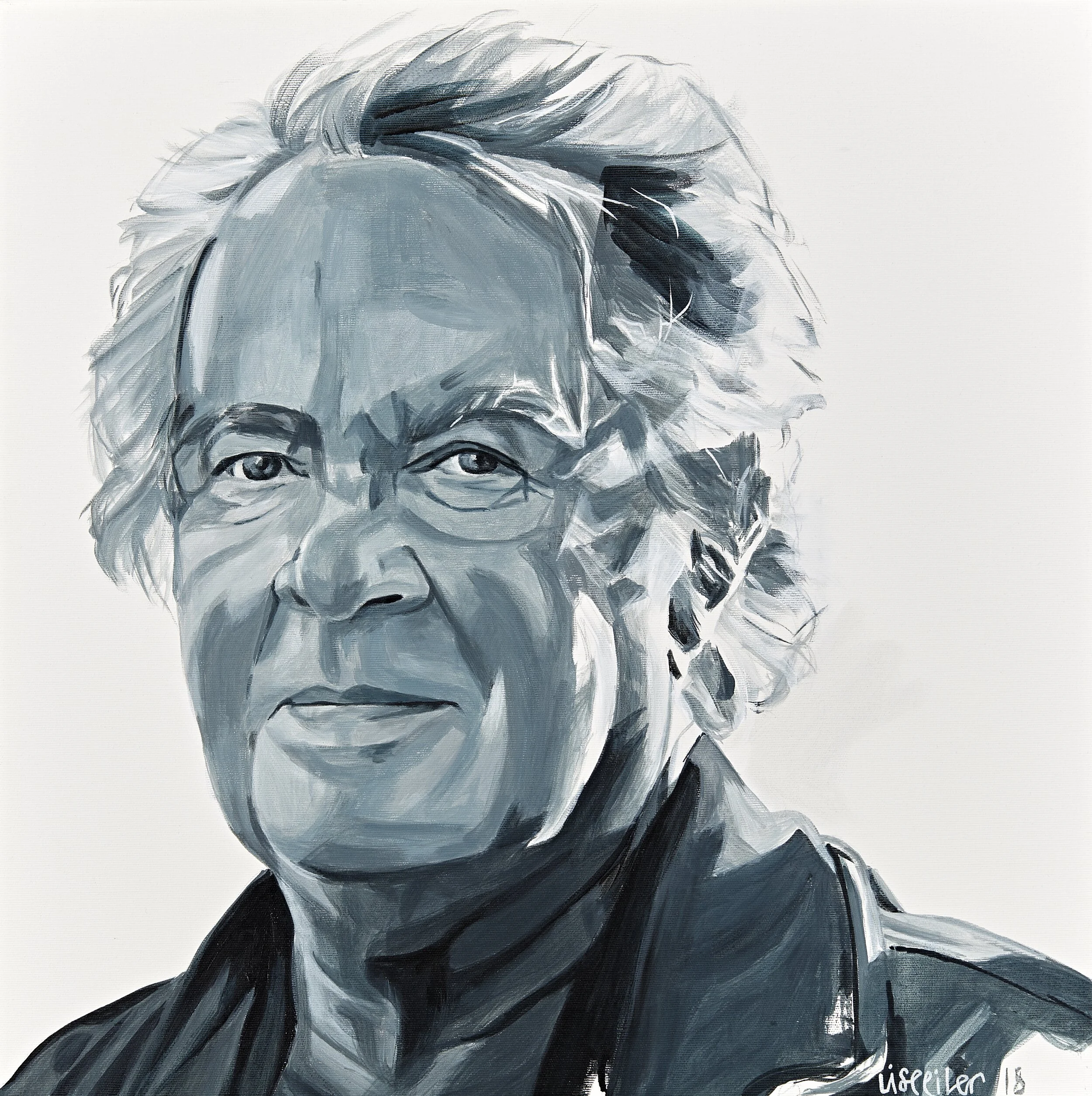 CV Jørgensen, 2018,
akryl på lærred,
60 x 60 cm