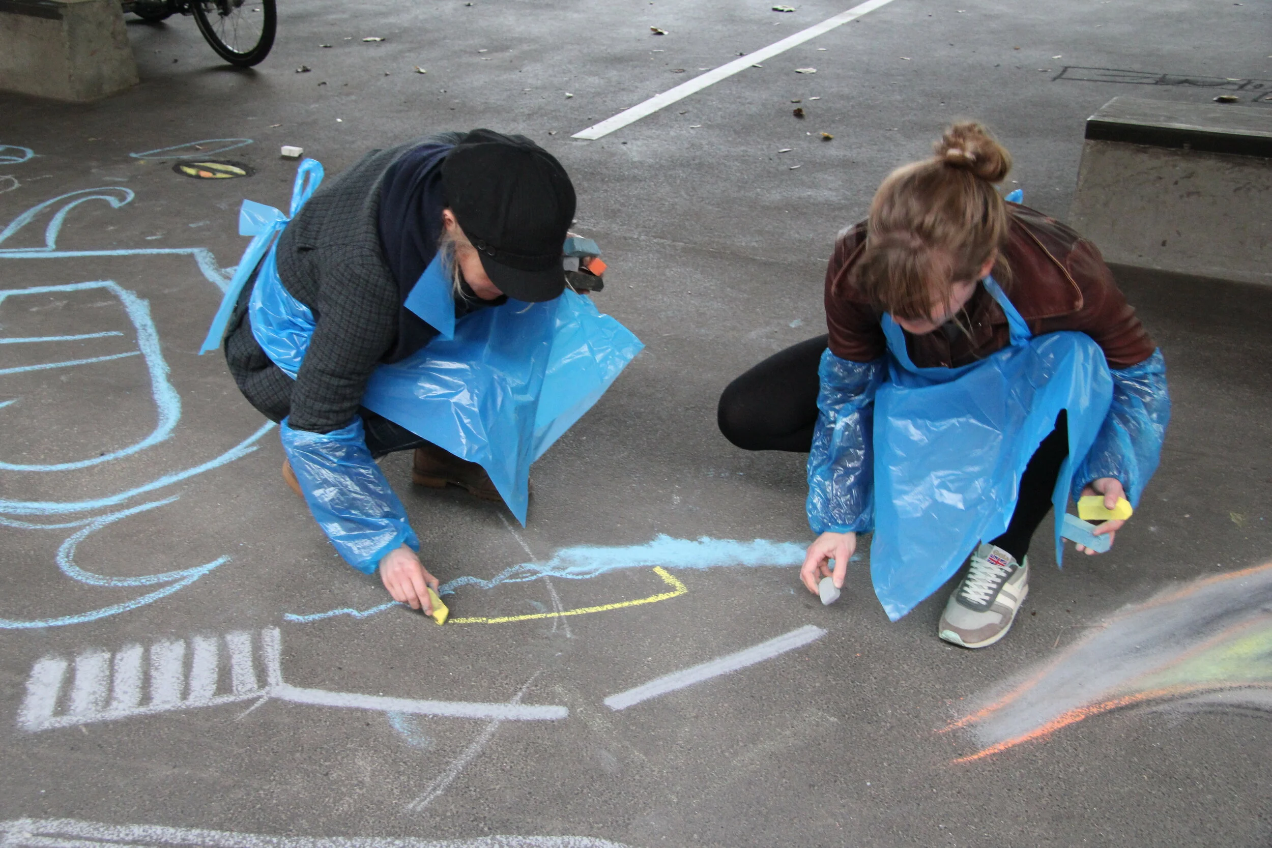 Workshop under Bispeengbuen i forbindelse med Citylink festival, oktober 2015