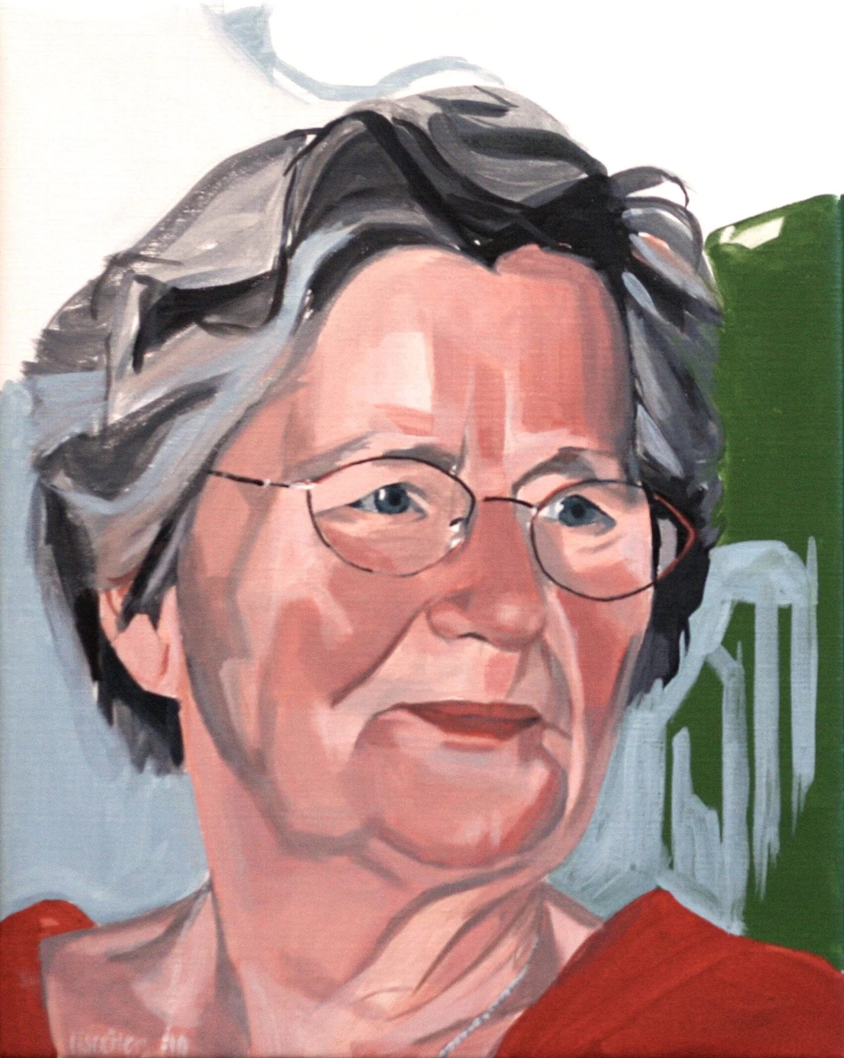 Nora, 2010,
akryl på lærred,
50 x 40 cm
