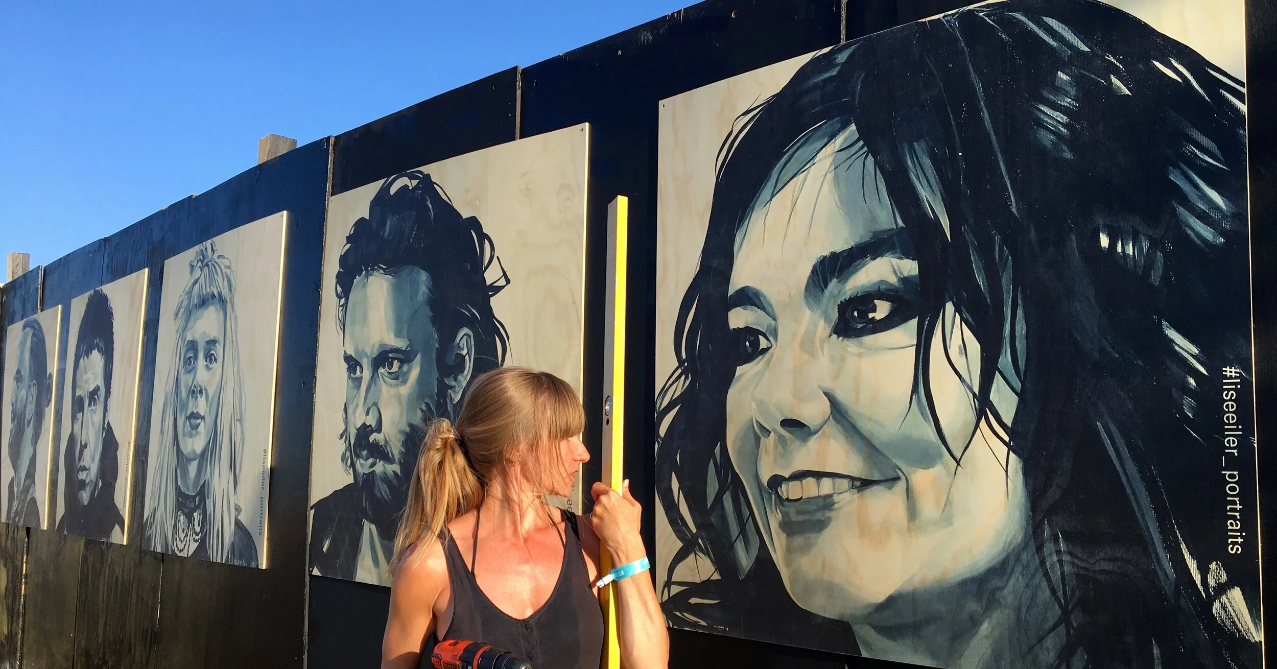 Opsætning af musikerportrætter, NorthSide 2018