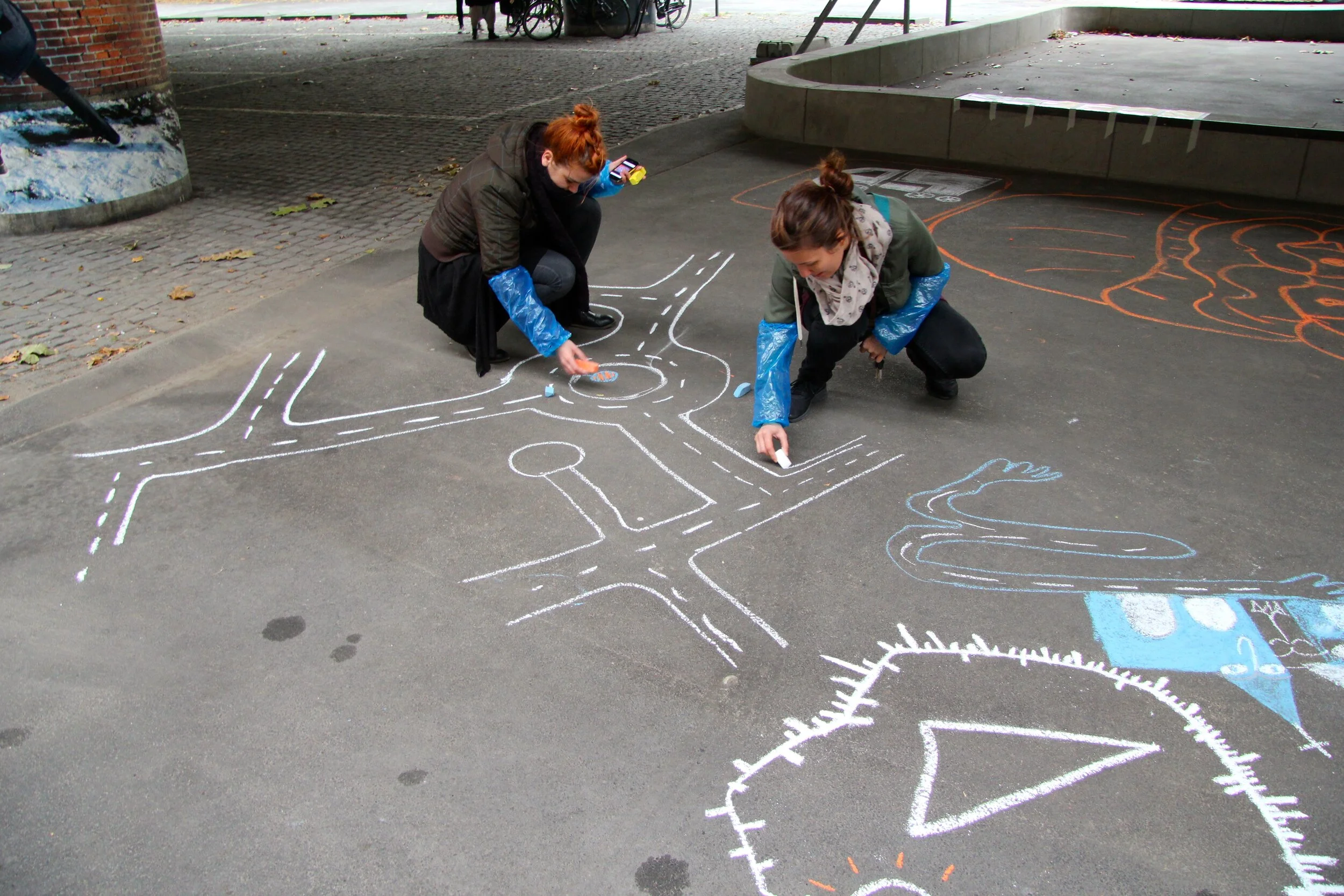 Workshop under Bispeengbuen i forbindelse med Citylink festival, oktober 2015