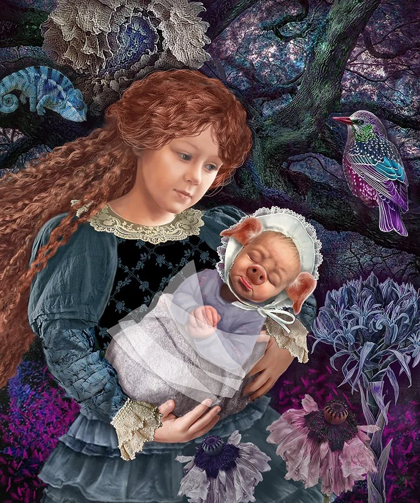 Alice with the Pig