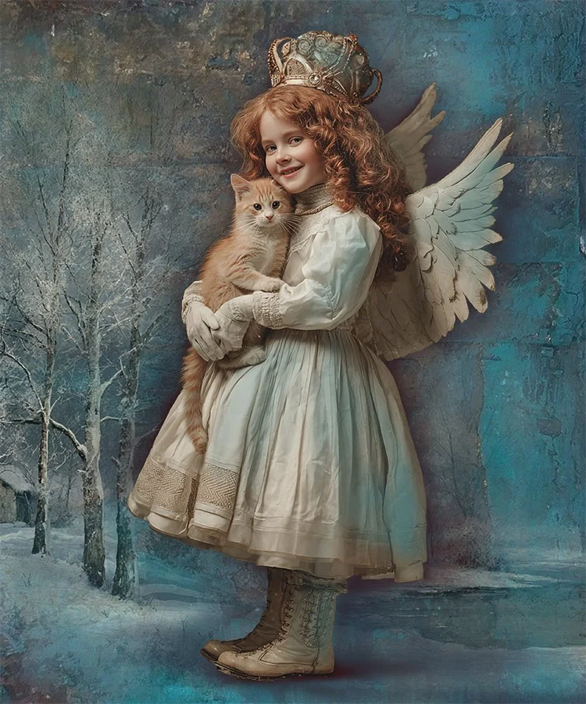 Angel with the cat.jpg