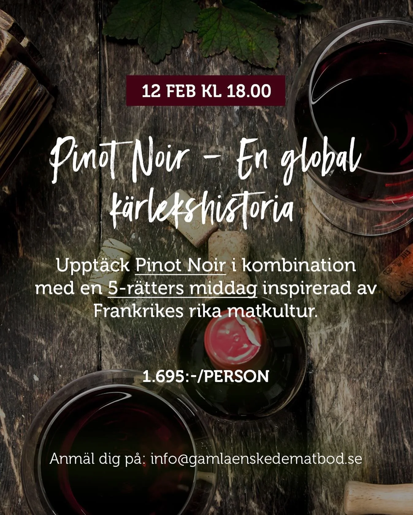 Pinot Noir &ndash; en global k&auml;rlekshistoria 🍷

Pinot Noir &auml;r druvan som vinv&auml;rlden aldrig tr&ouml;ttnar p&aring;.
Elegant, nyanserad och kr&auml;vande &ndash; men n&auml;r den &auml;r som b&auml;st &auml;r den fullst&auml;ndigt oemot