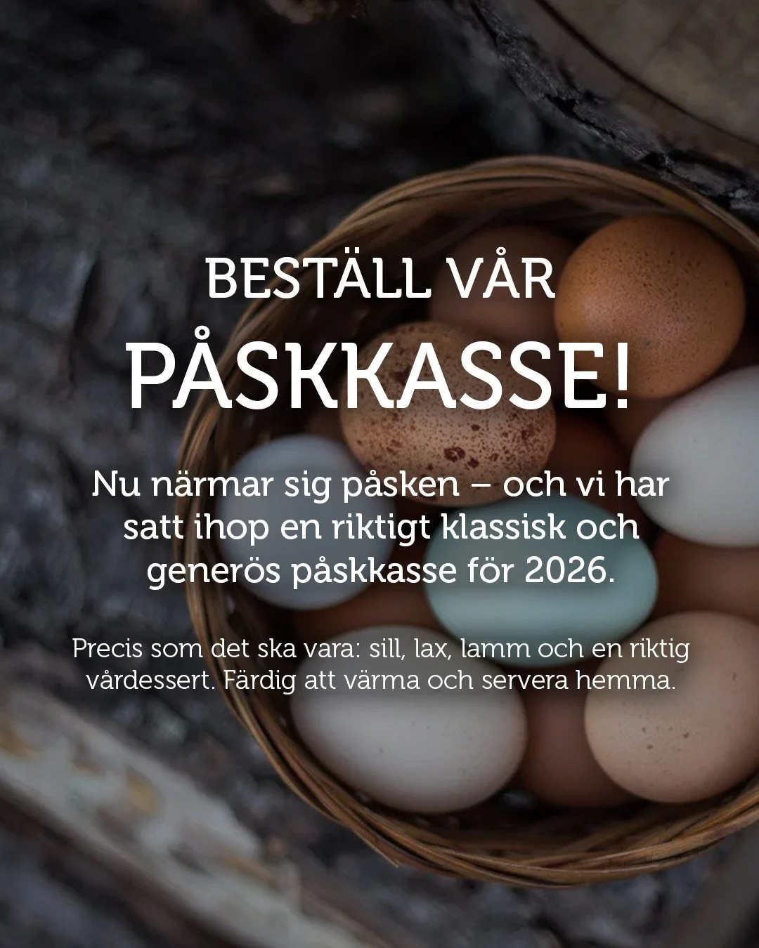 Beställ vår påskkasse