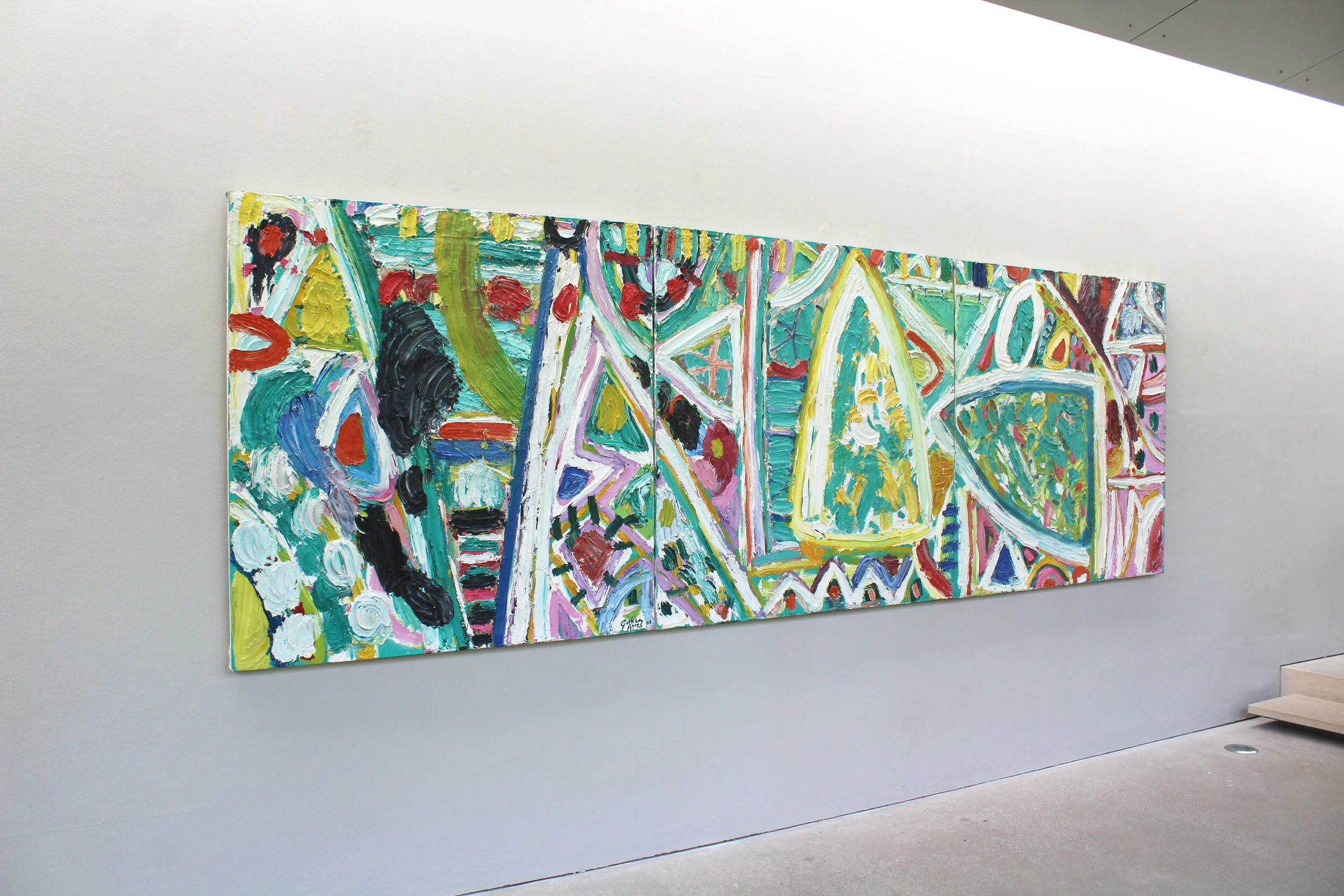 Gillian Ayres, Green Grow the Rushes, O!