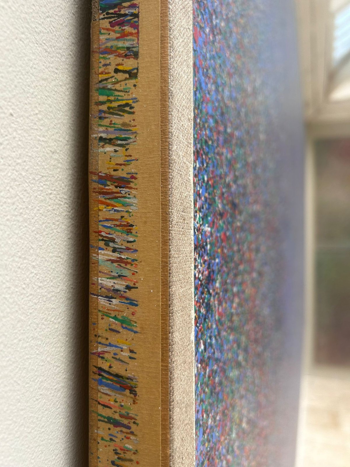 Ian Stephenson, Thames, 1972, Oil on canvas detail.