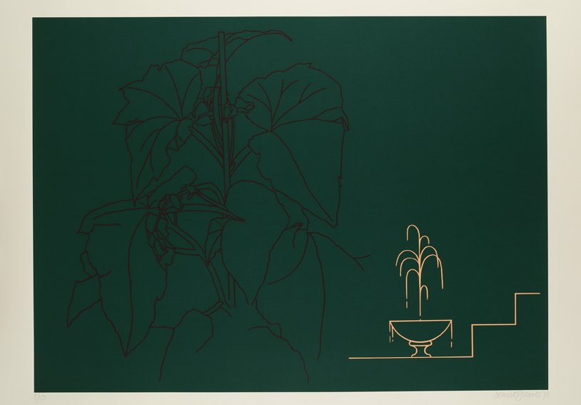 Derrick Greaves, Flowerpiece 6, 1970, Signed, dated and numbered, Screenprint, printed in colours, on Hollingworth cream wove, Sheet: 2ft 5 ⅛ x 3ft 1 ¼ in. / 74 x 94.5 cm, Edition 8 of 50