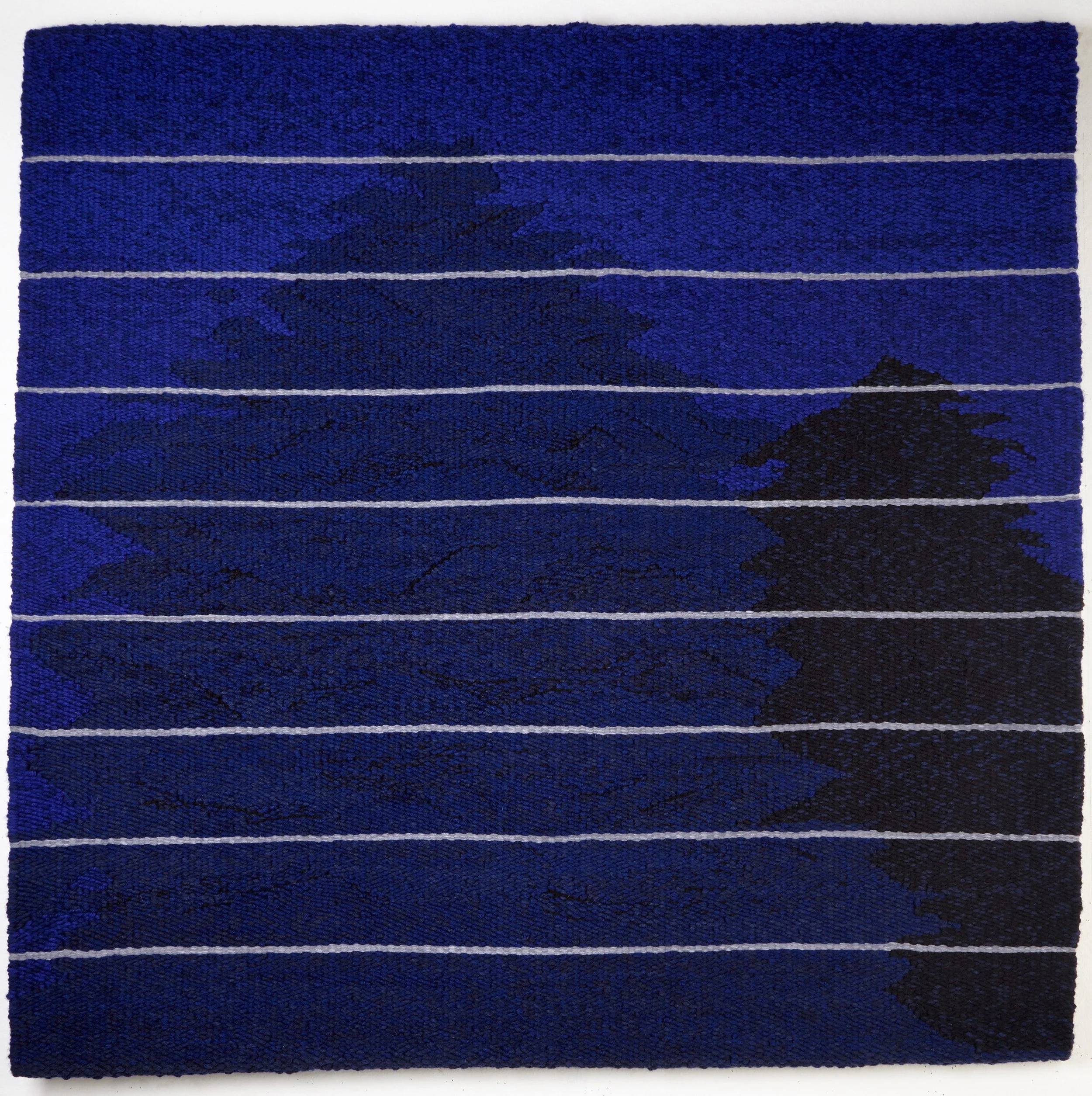 Justine Randall, 4, The Night Sky: Midnight, Moonlight & Shadows, 2016, Wool, cotton warp, 170 x 170 cm / 66 ⅞ x 66 ⅞ in.