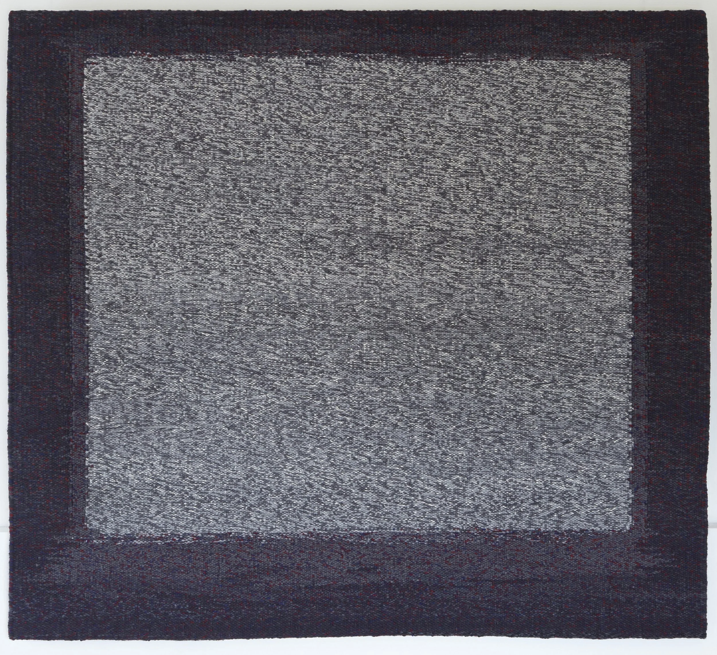 Justine Randall, 3, The Night Sky: Firstlight, 2018, Wool, cotton warp, 160 x 170 cm / 63 x 66 ⅞ in.