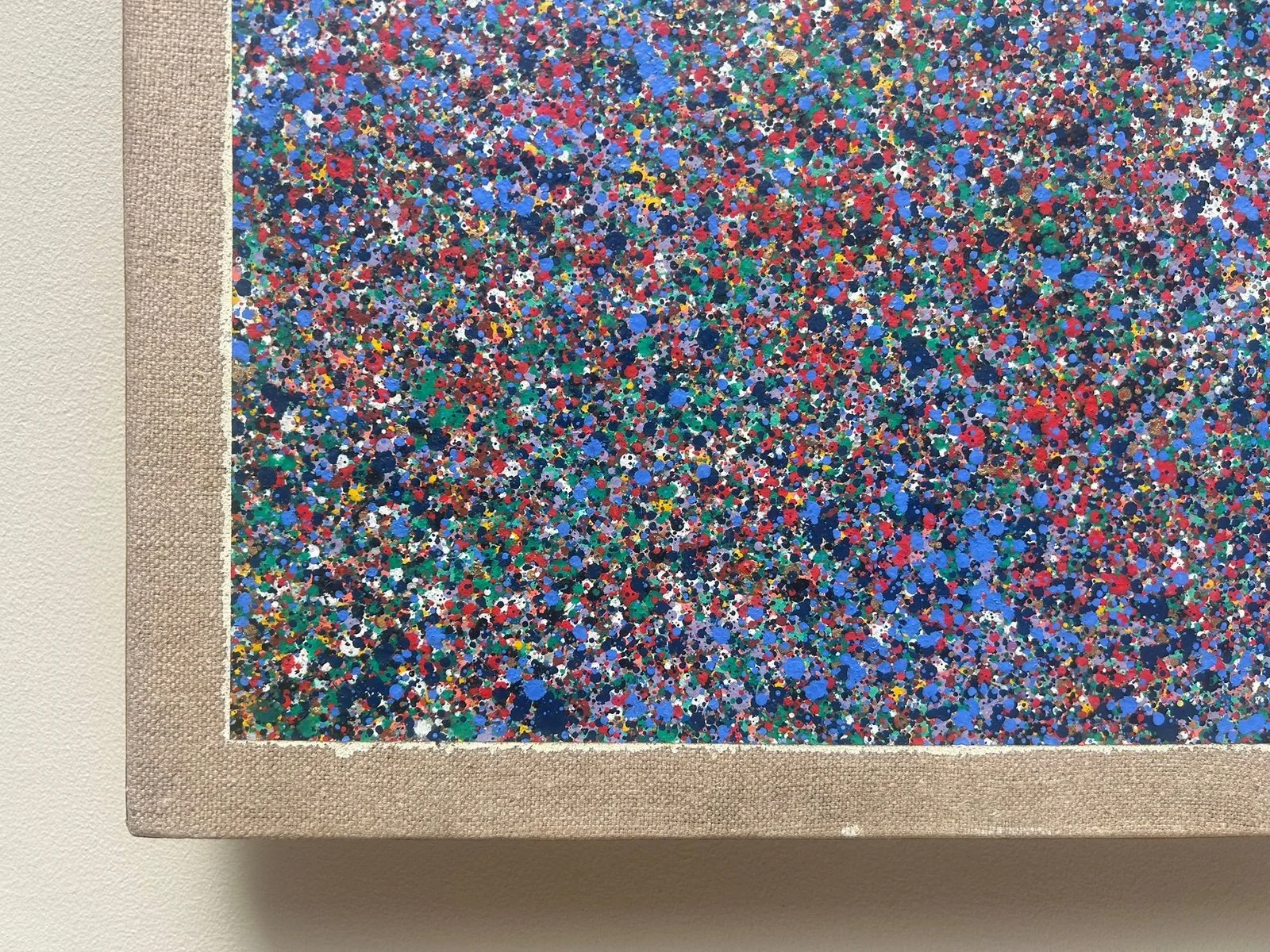 Ian Stephenson, Thames, 1972, Oil on canvas detail