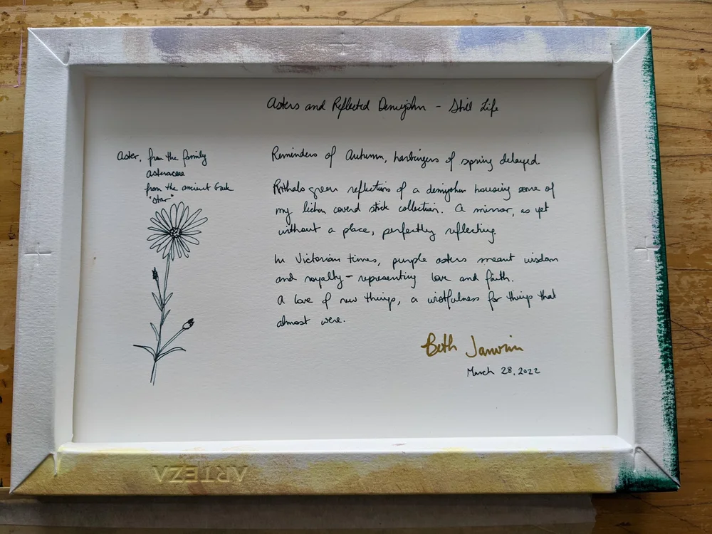  3/28/22   Acrylic on 220 lb, acid free, self framing paper.   8 x 11 inches (20.4 x 28 cm) 