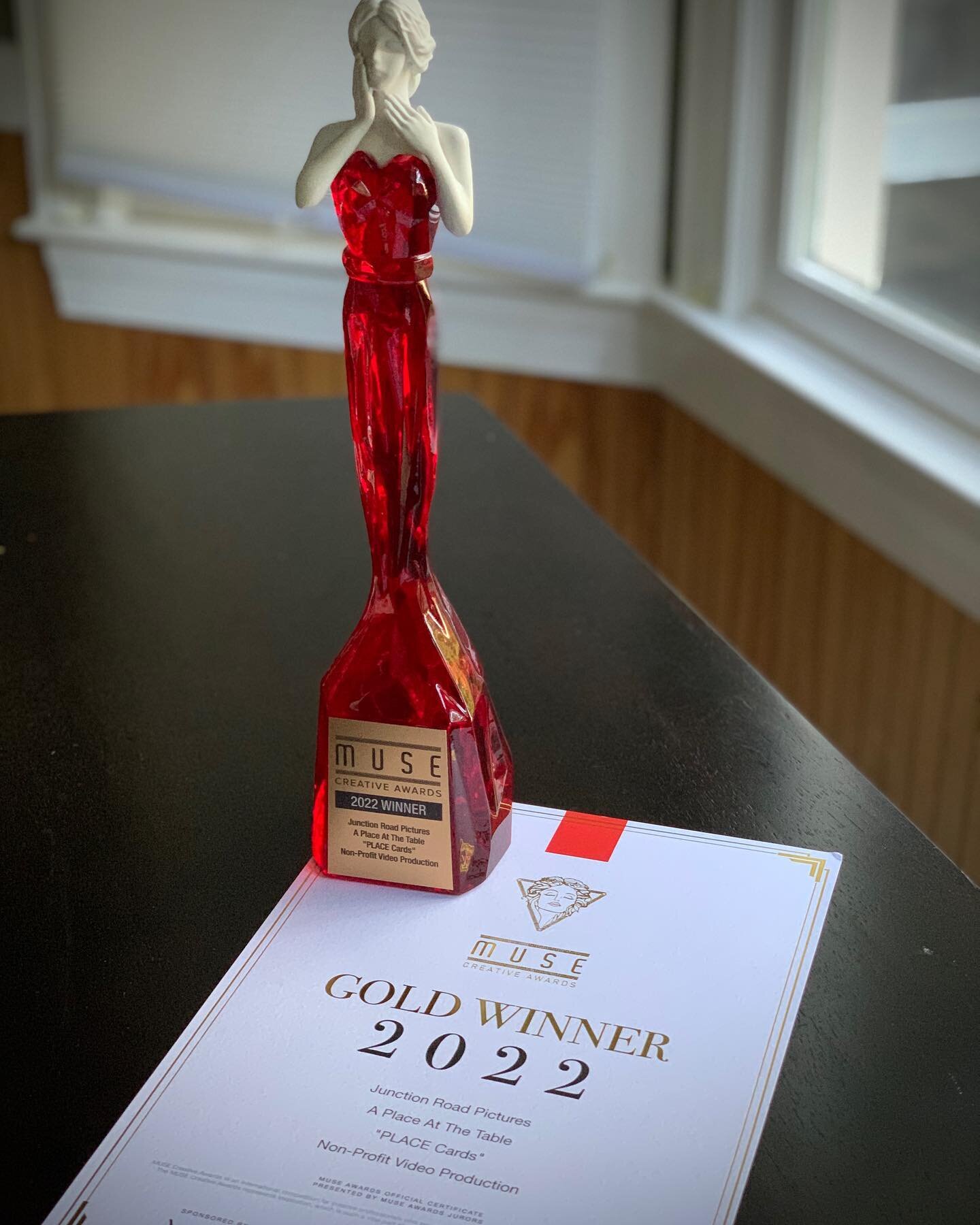 Excited to learn that our &ldquo;PLACE Card&rdquo; video collaboration with @tableraleigh was given a Gold Award from the 2022 Muse Creative Awards! 
.
Congrats and thanks to the Table team and everyone who helped out with this project! 
.
#musecreat