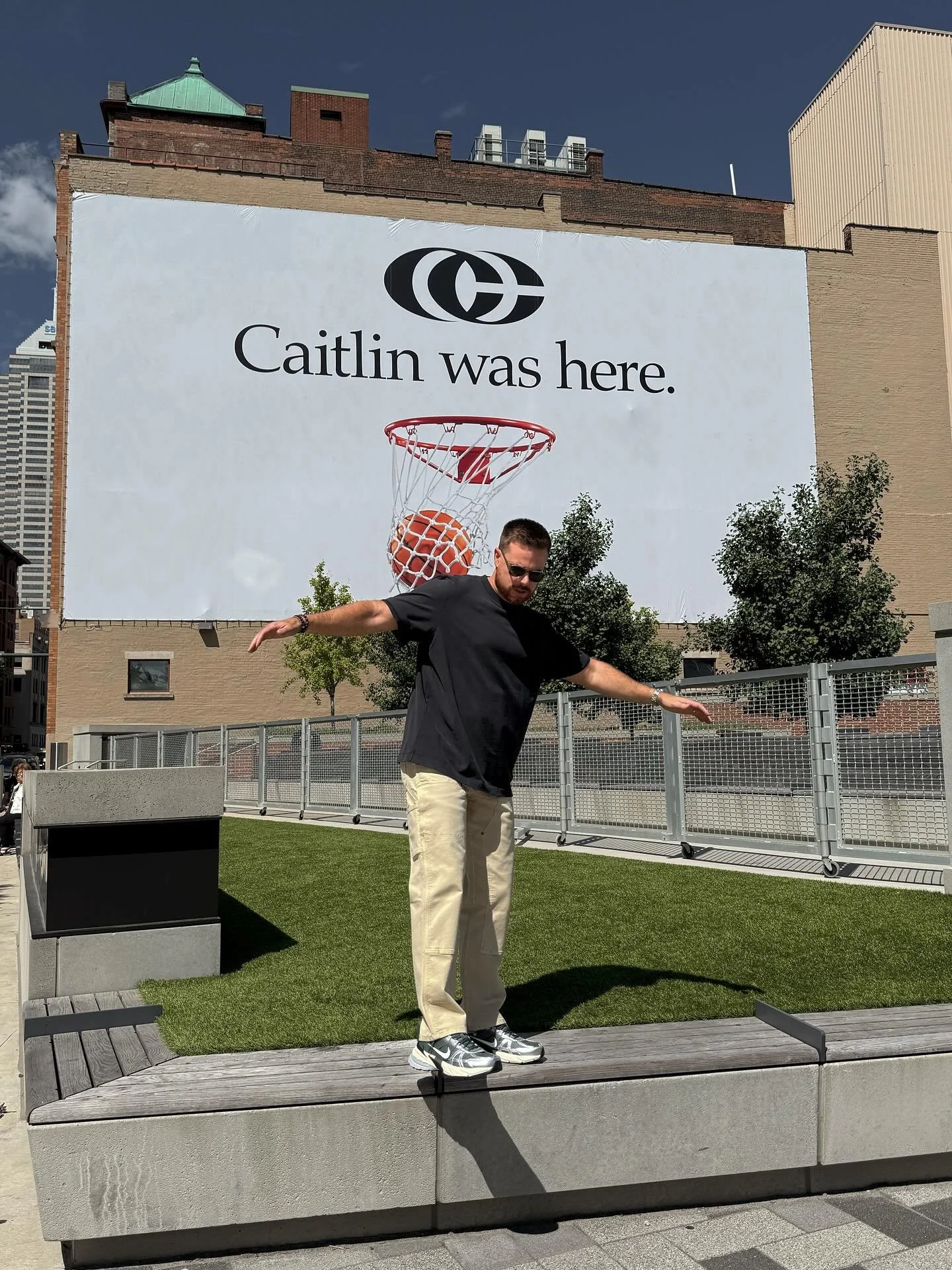 Had the opportunity to DJ + Emcee the @caitlinclark22 x @nike logo unveil in Indianapolis 🙏🏼