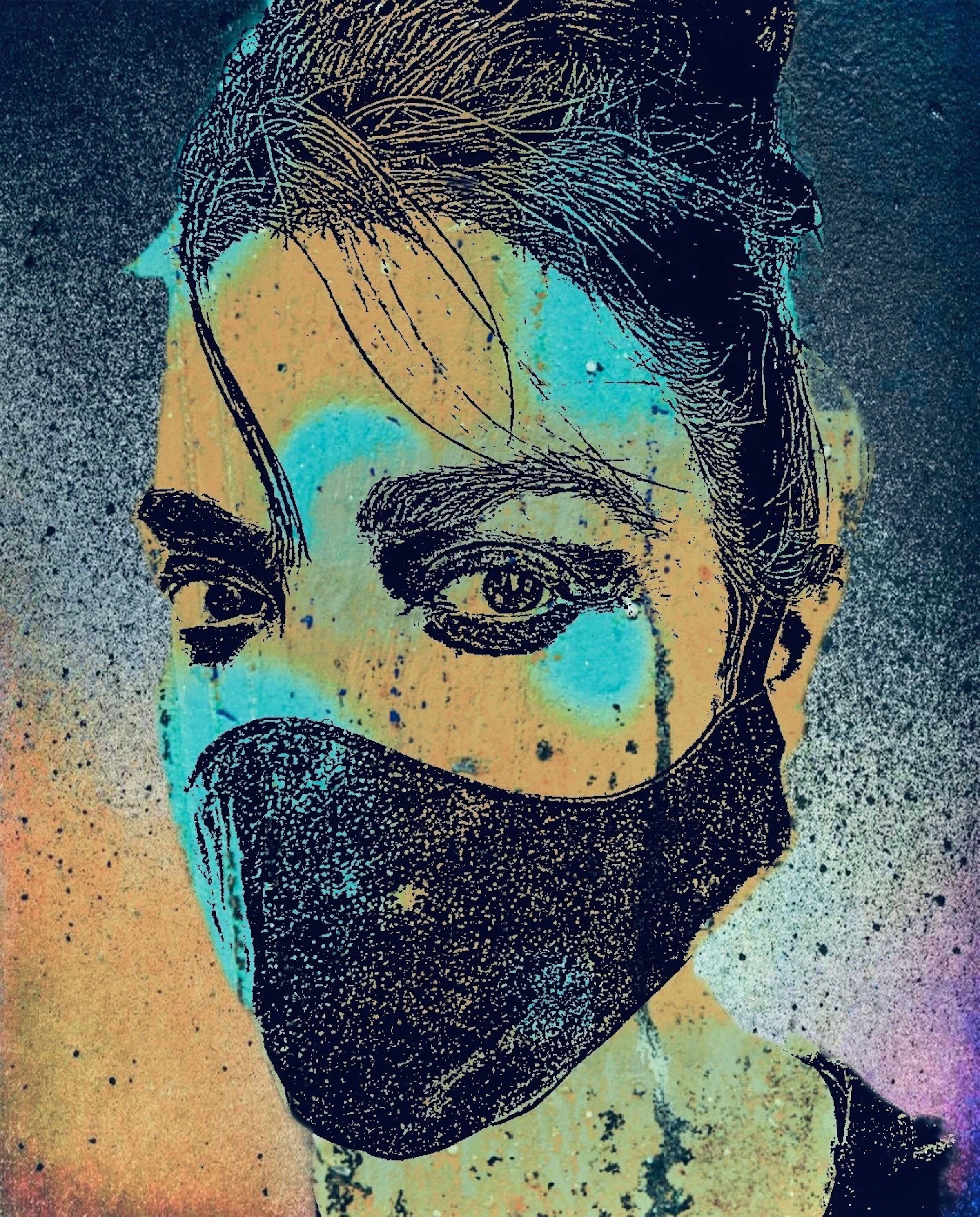 'PanGalactic', 8" x 10". Digital Art, Walter Reid Gallery, Los Angeles, CA.