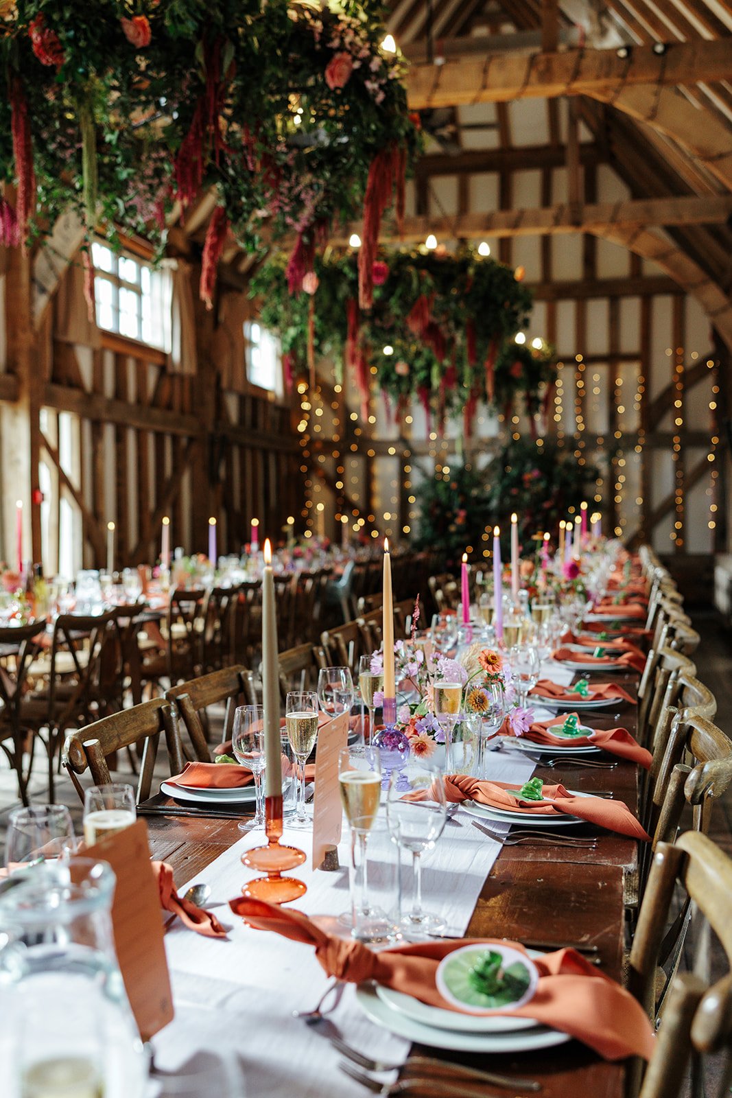 A colourful wedding at Gate Street in Surrey