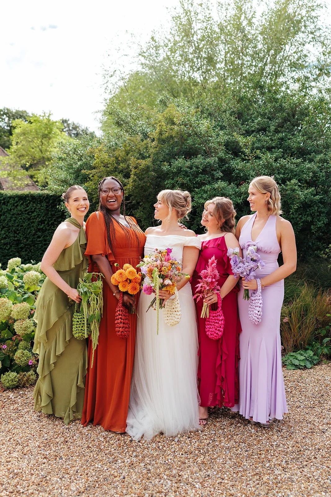 A colourful wedding at Gate Street in Surrey