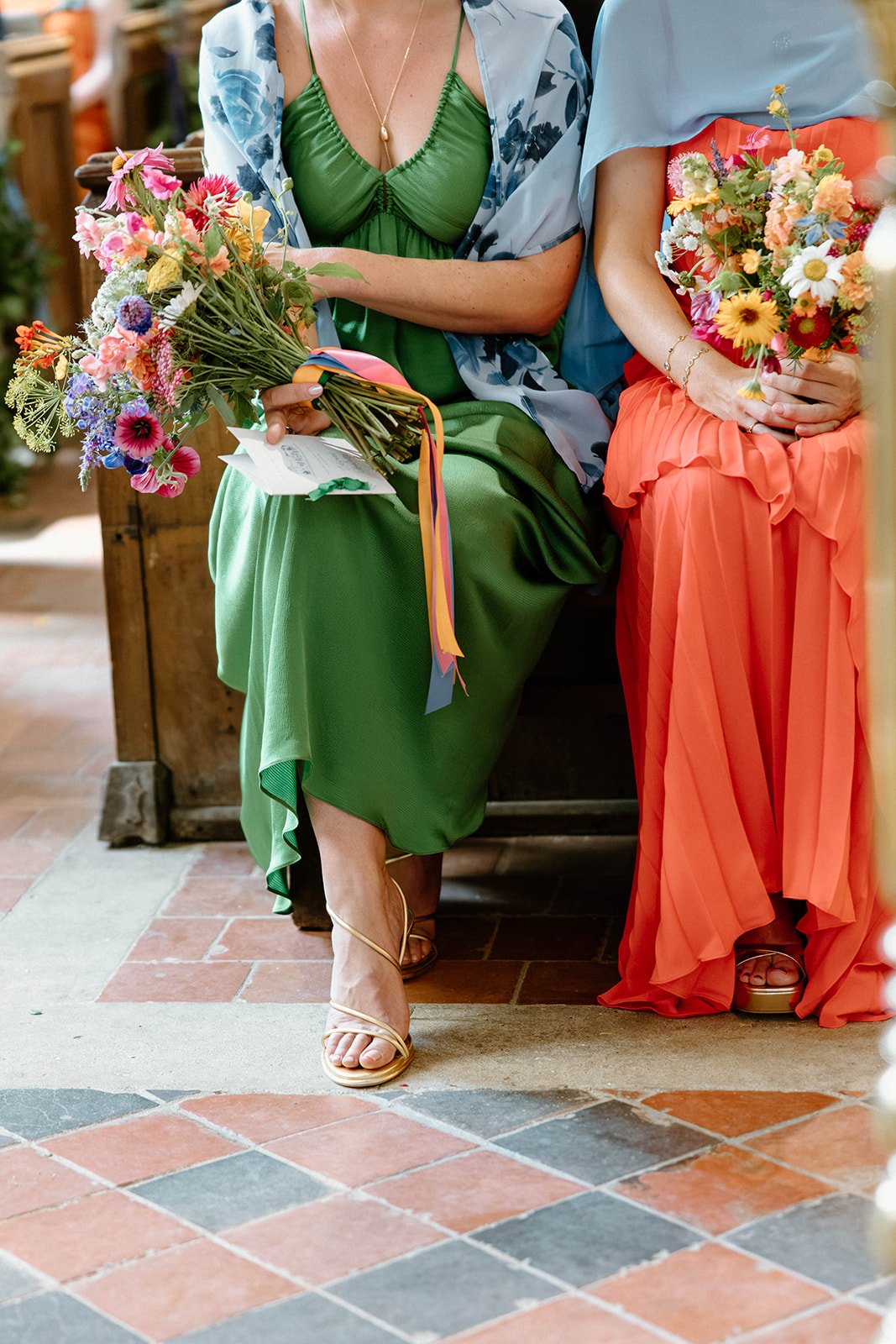 A colourful Church wedding in Surrey