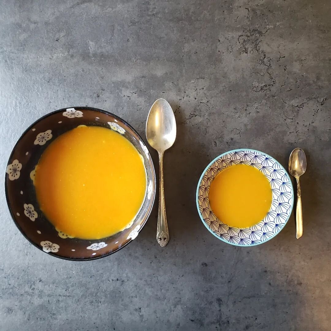 Orange Carrot Soup. Share it with someone you particularly care about. 

A ridiculously delicious Spring supper.

This will sell out fast, reserve yours on our website (in link) click the See What's Cookin' button and we'll hold 'em for you at the ma