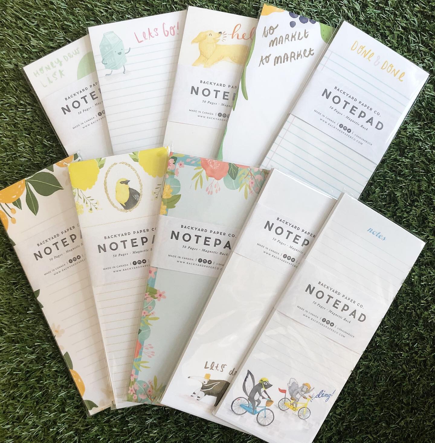 For hashing out those one in a million ideas, writing your grocery list, or sharing a sentiment with your love as you head out the door in the morning, we have got you covered for all your quick notes.