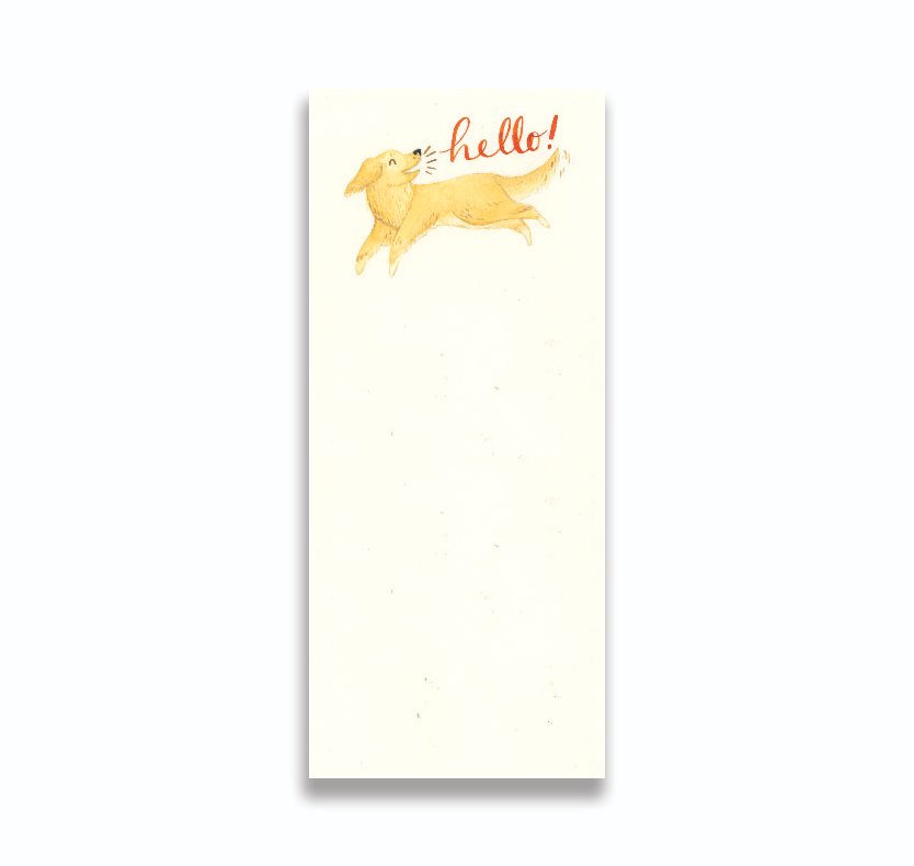 Hello Dog Notepad