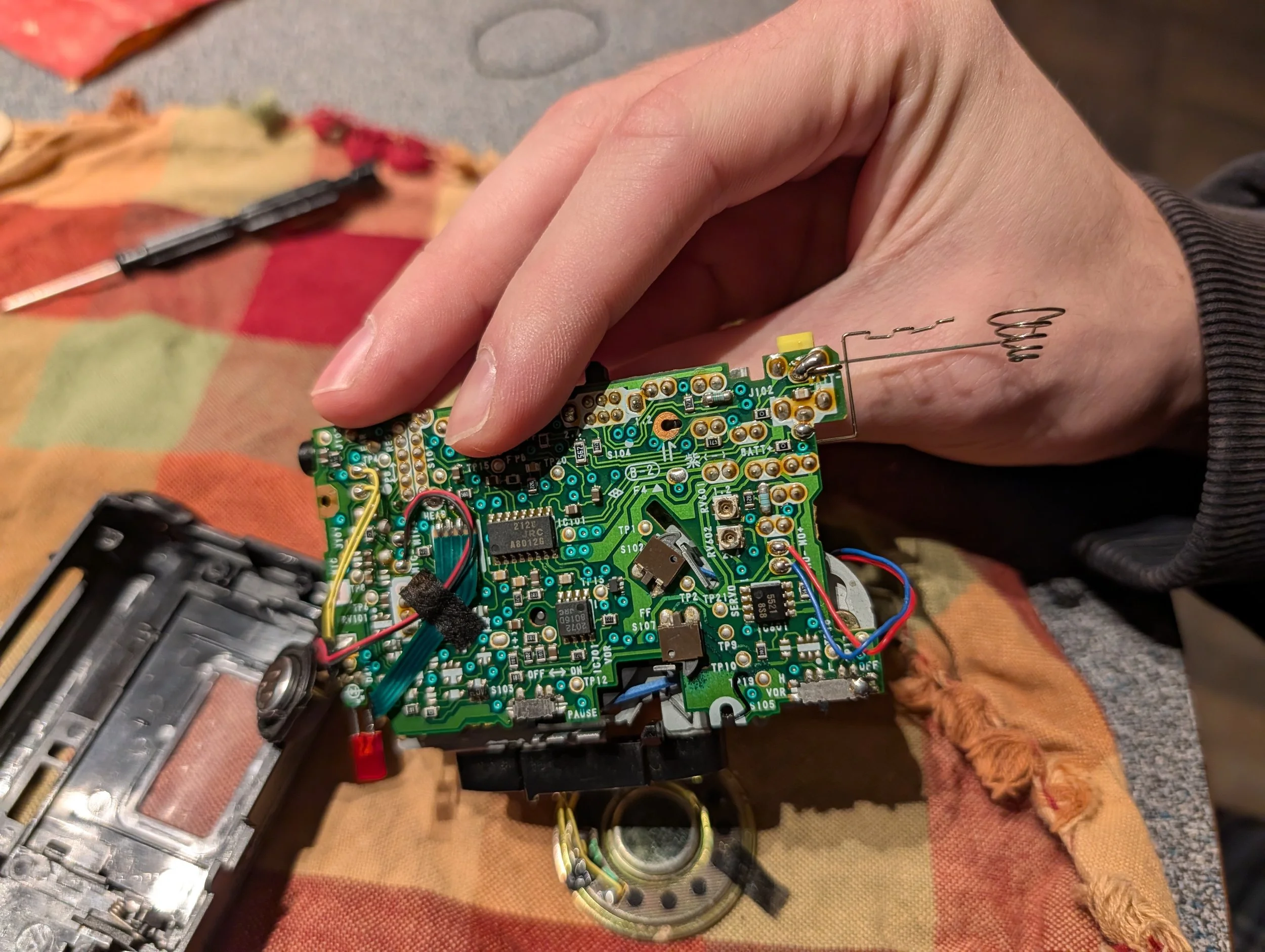 Micro-cassette Recorder Surgery