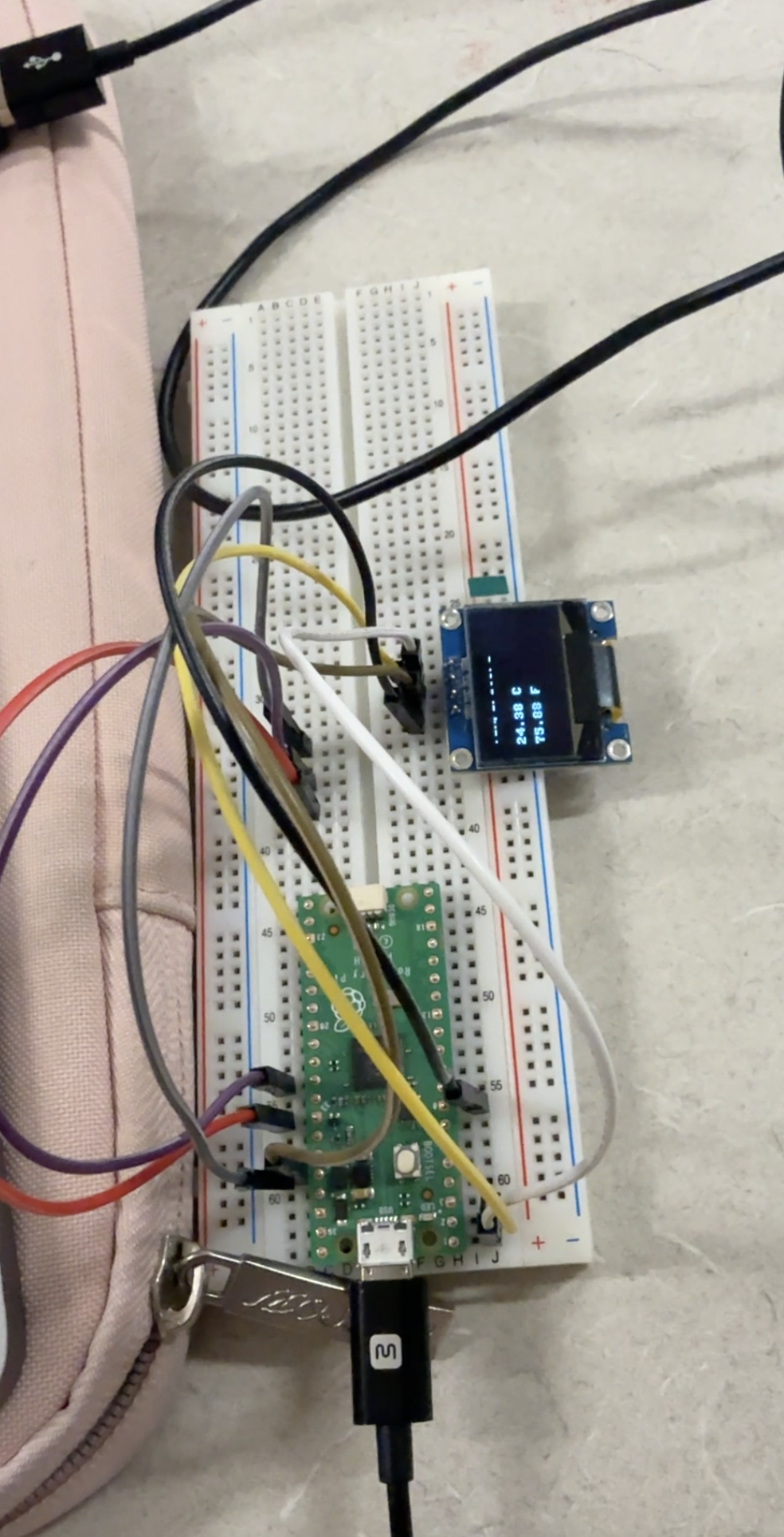 Making a temperature reader using a pico! 