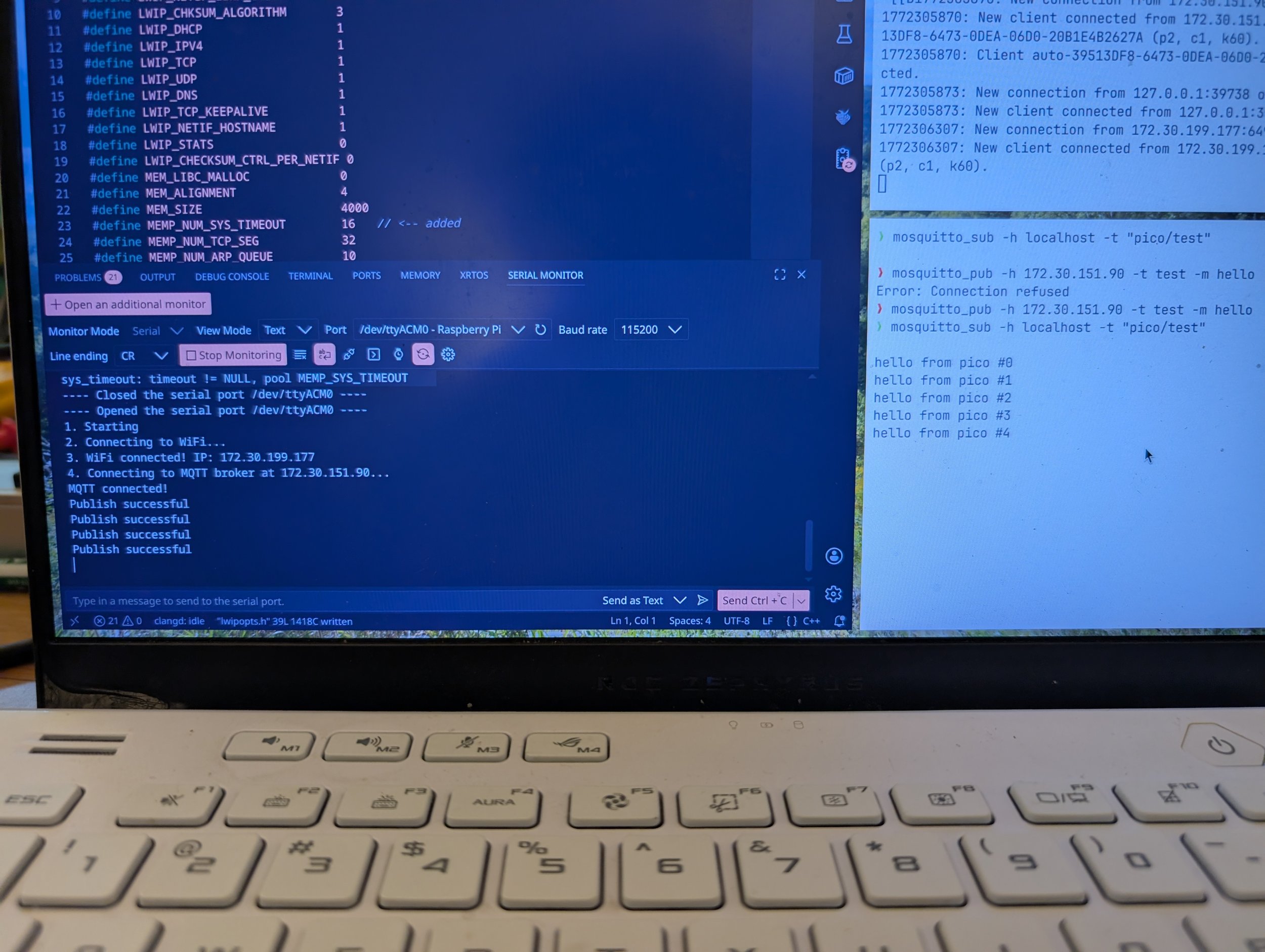 MQTT Progress Update