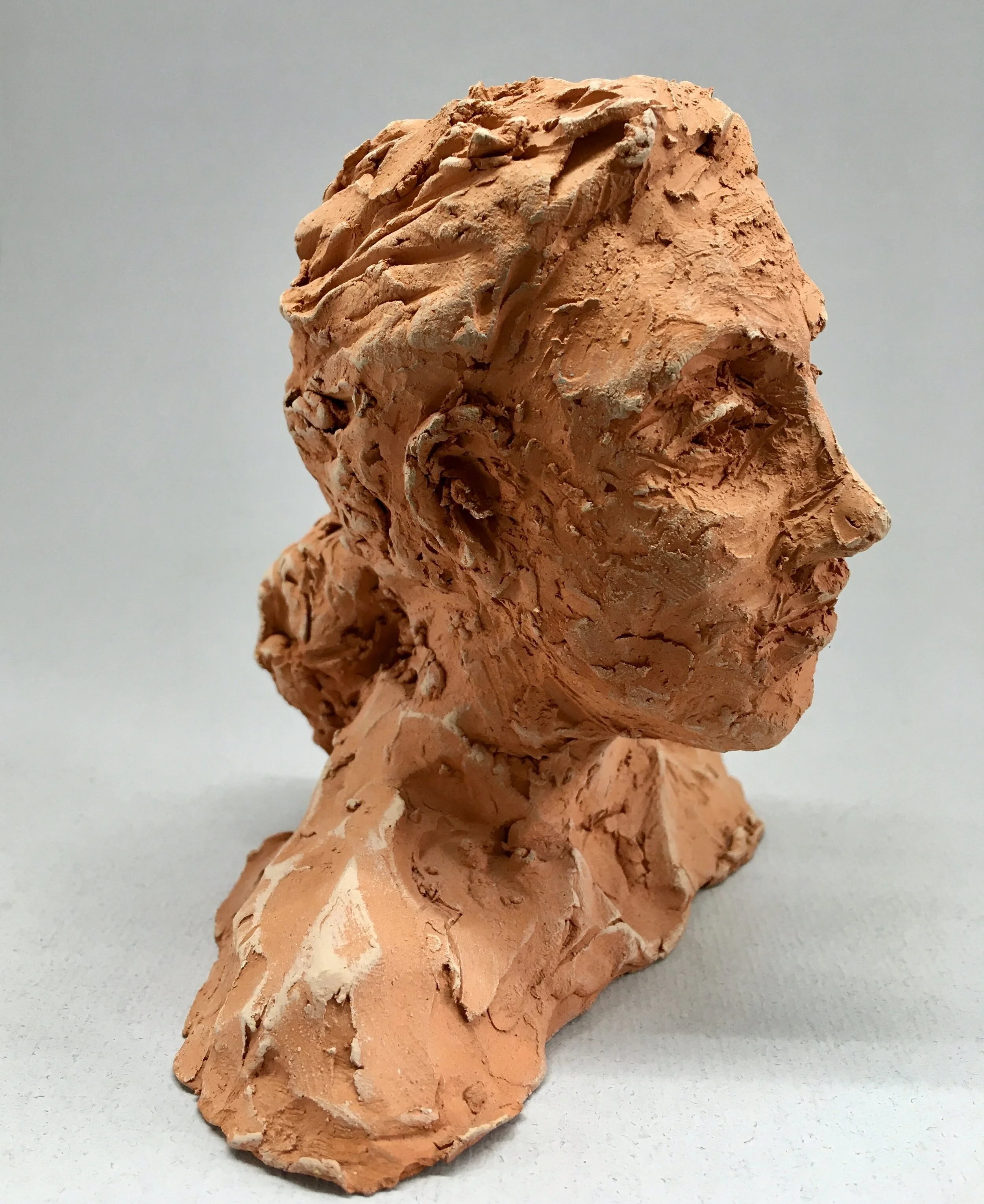 Ganza- Terracotta. Height 120mm