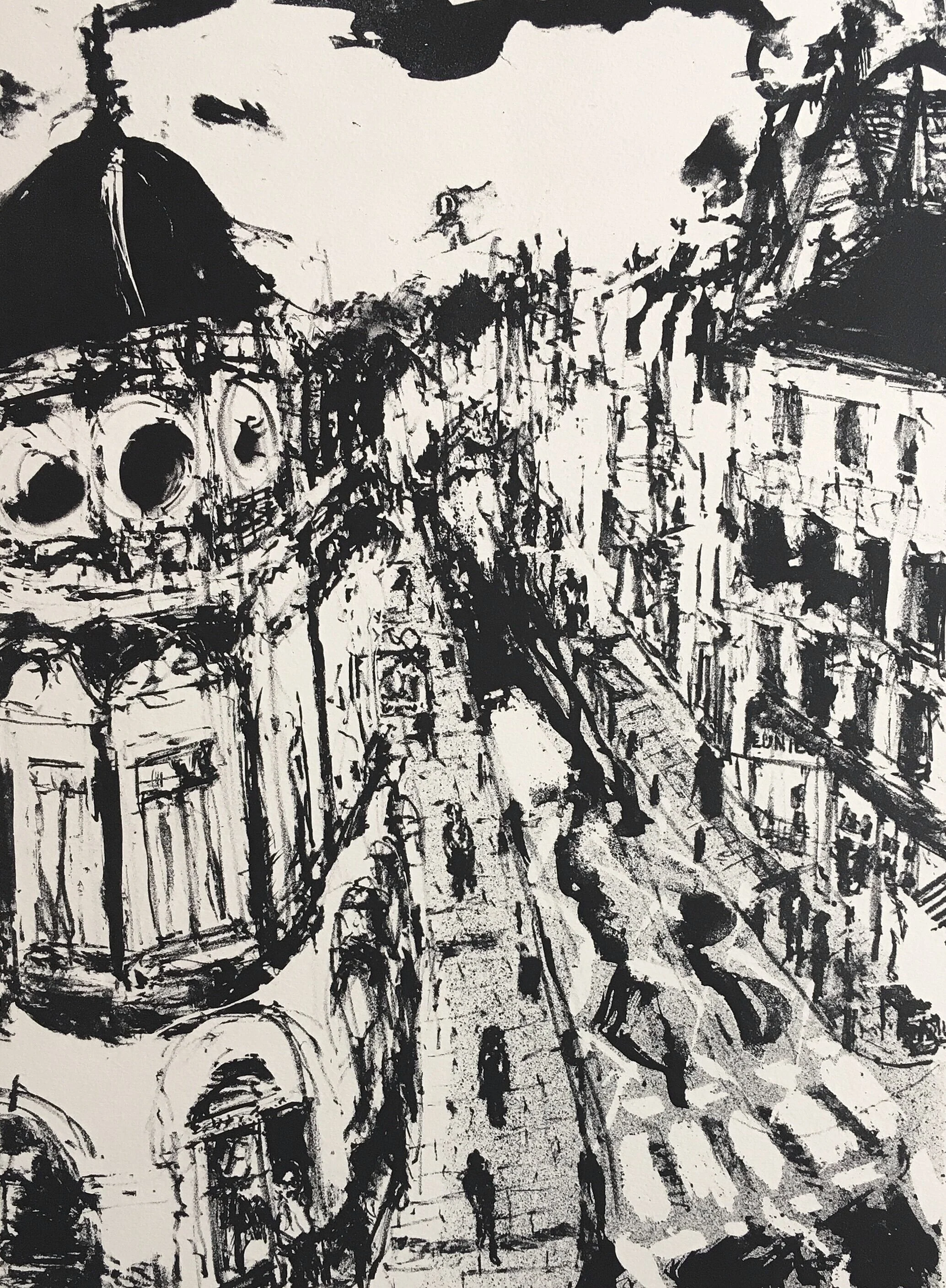 Deptford High Street. Lithograph. 380mm x 500mm