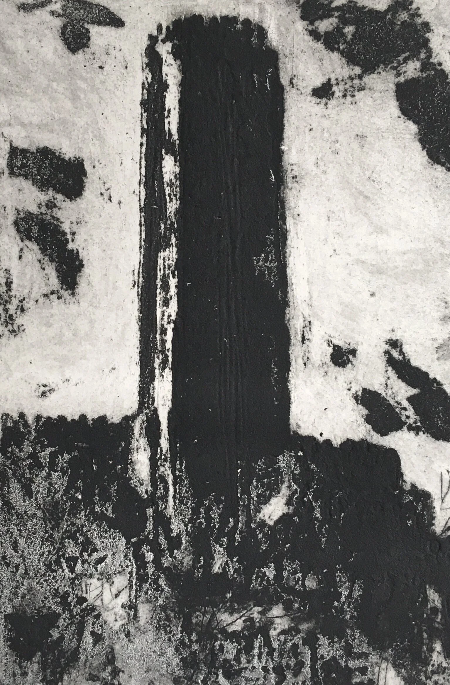 Bankside. carborundum print. 245mm x 
350mm
