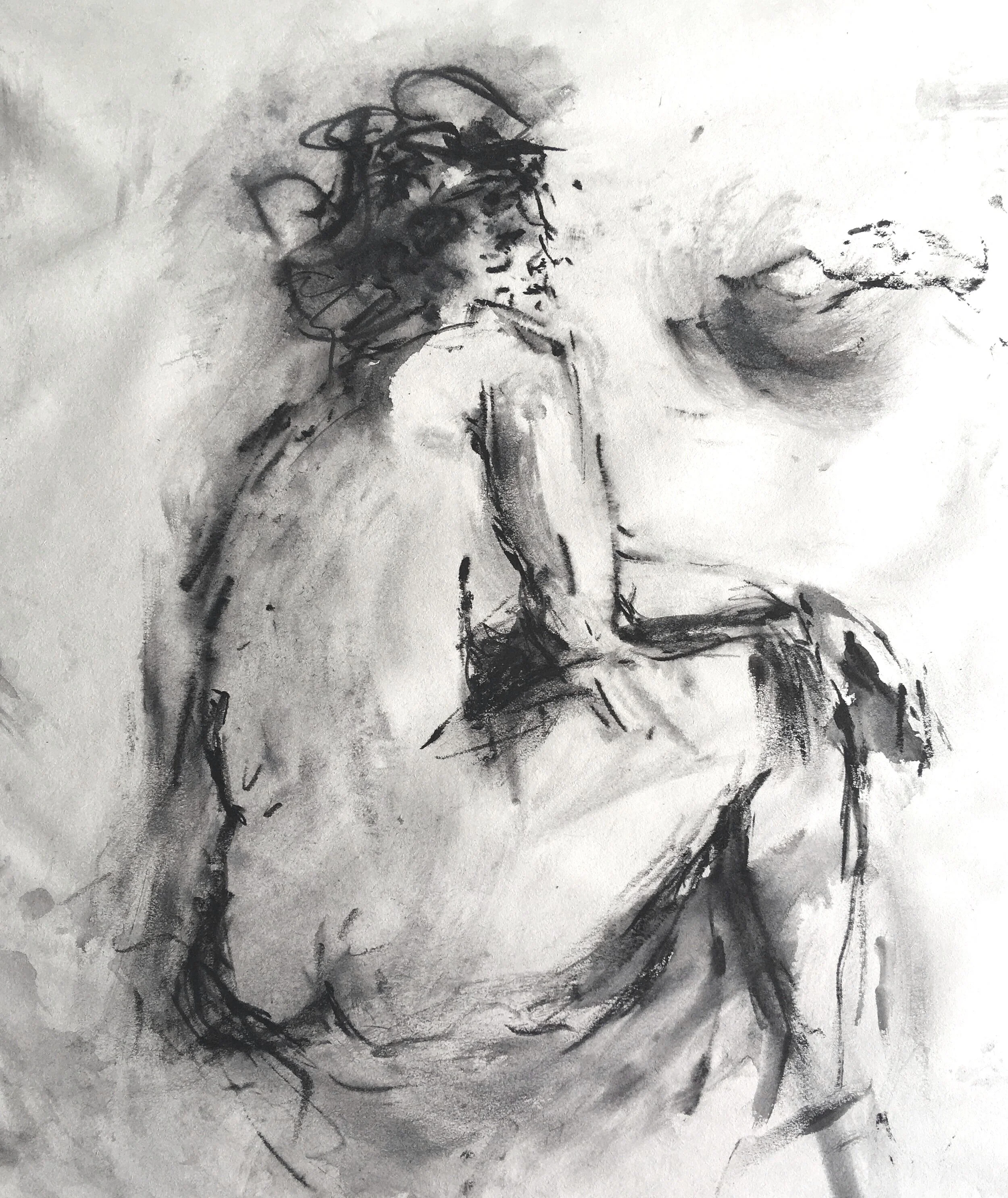 Martha's Back - Graphite and carbon