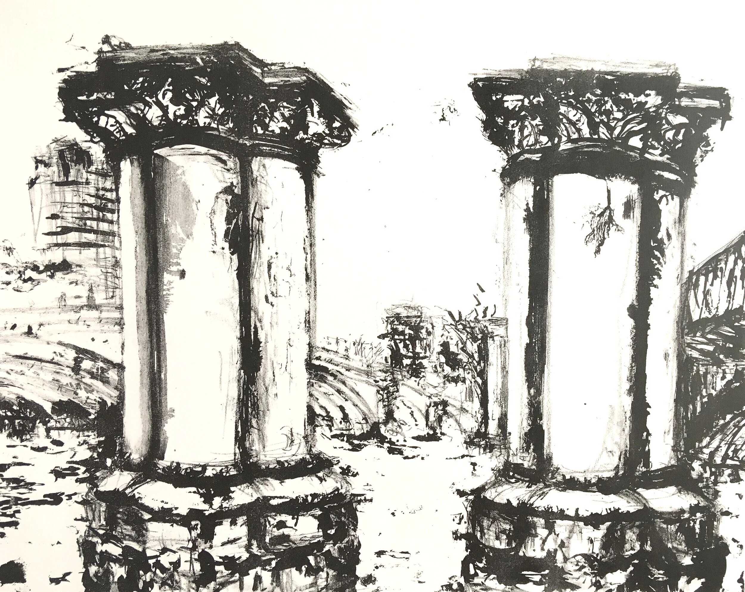 Blackfriars - Lithograph. 410 x 510mm 