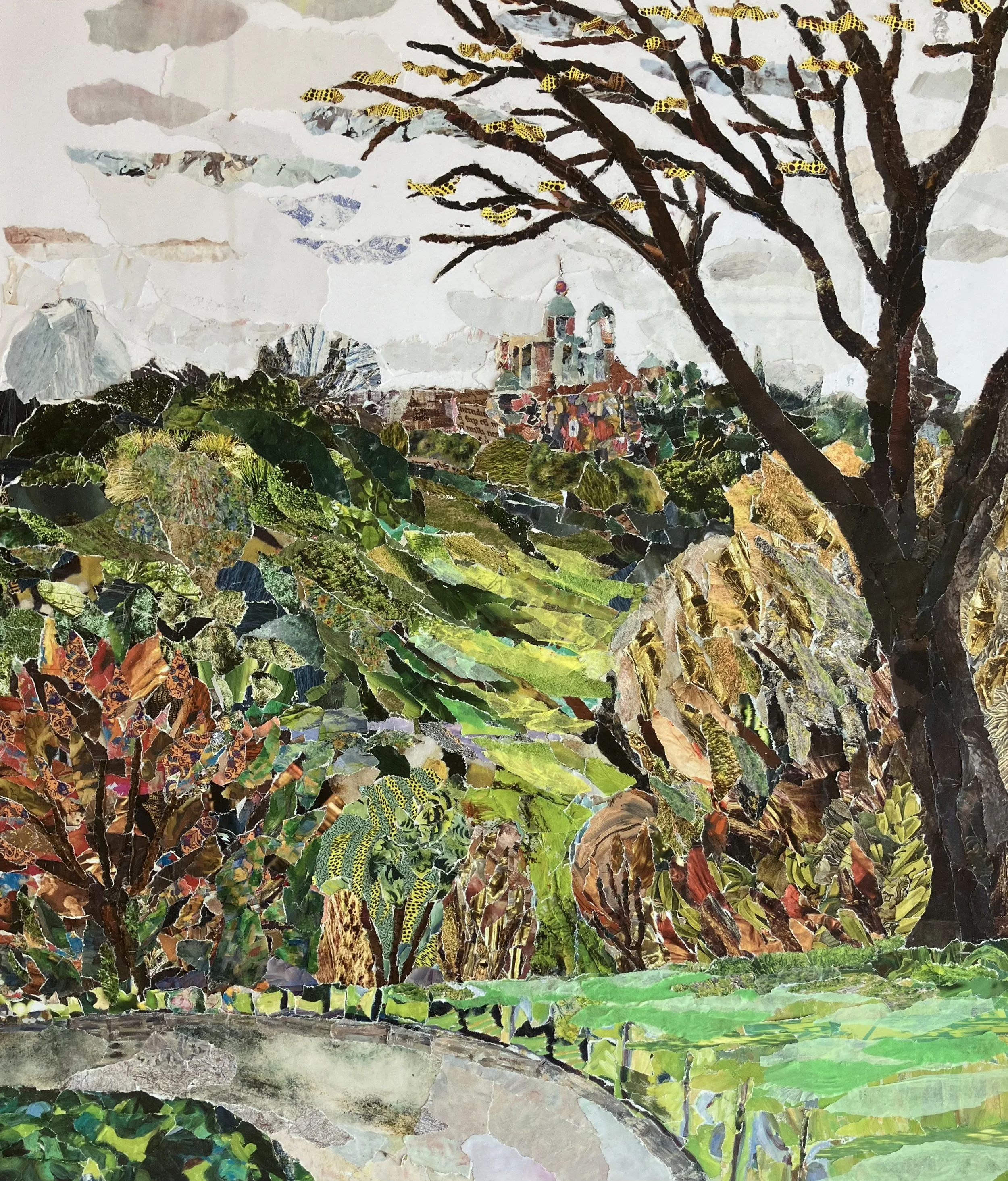 Autumn, Greenwich Park.
Collage